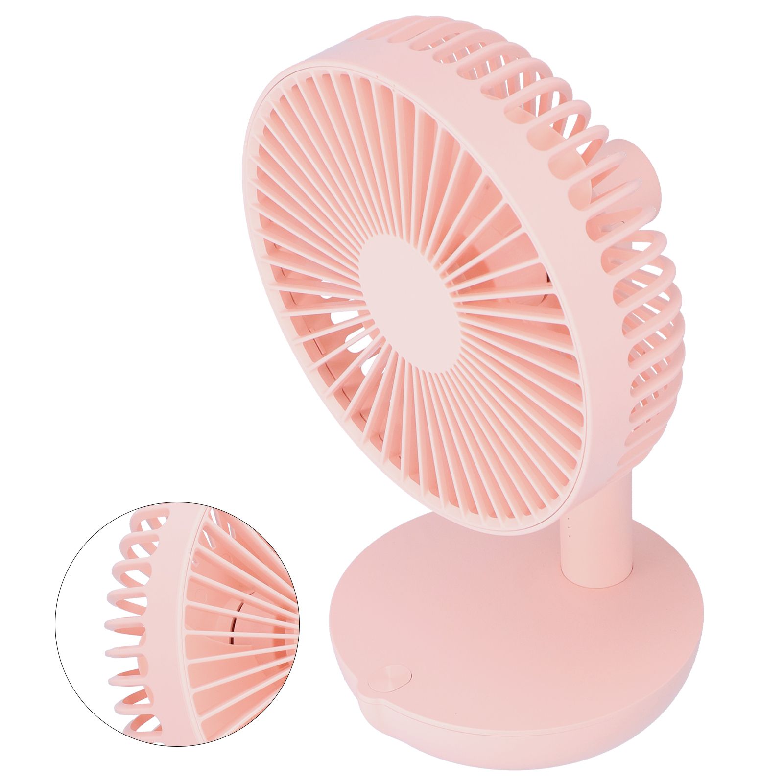 Oscillating Desk Fan Rechargeable Mute Practical Desktop USB Charging Fan for view 9