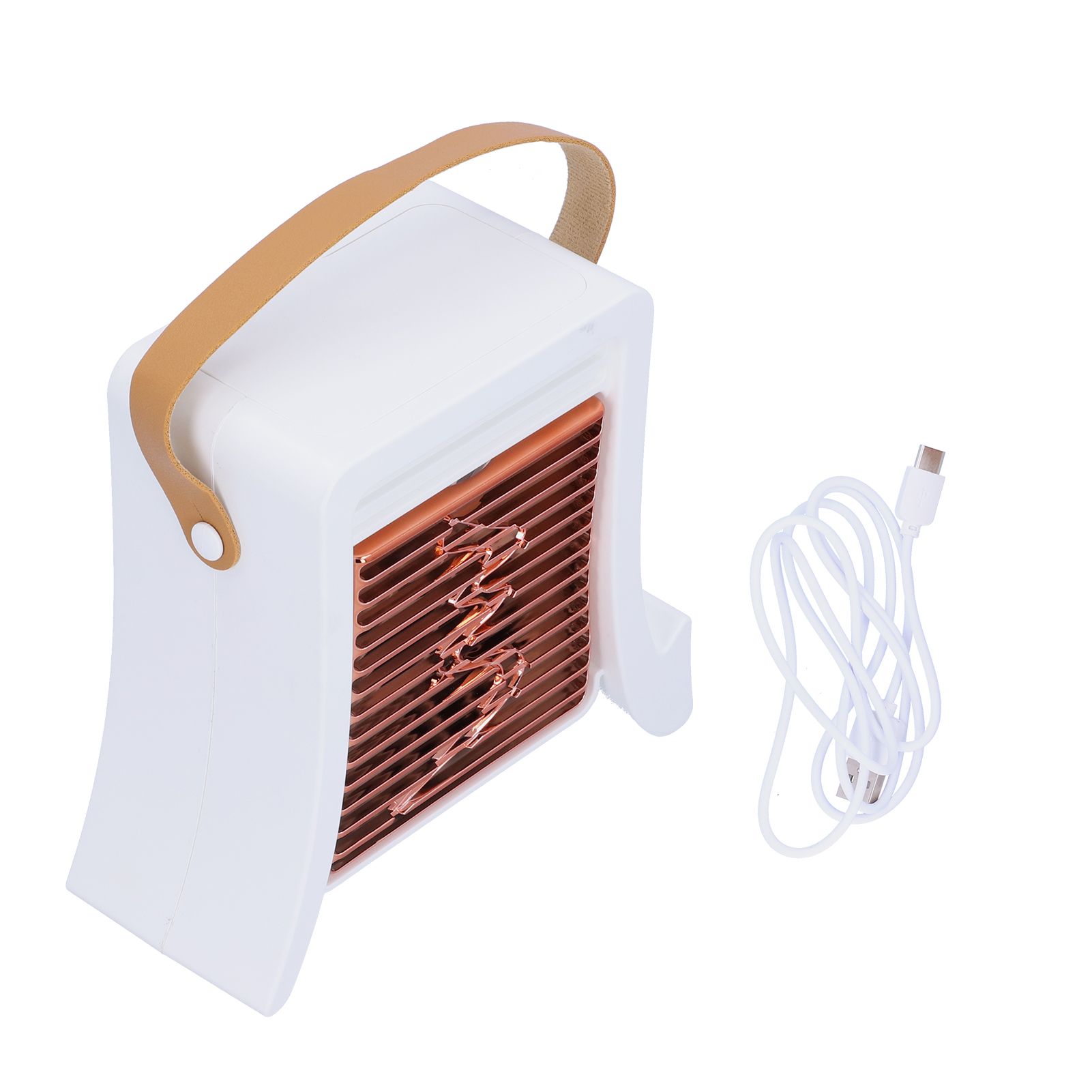 LED Humidification Fan Portable USB Charging Cooling Fan for Living Room view 2