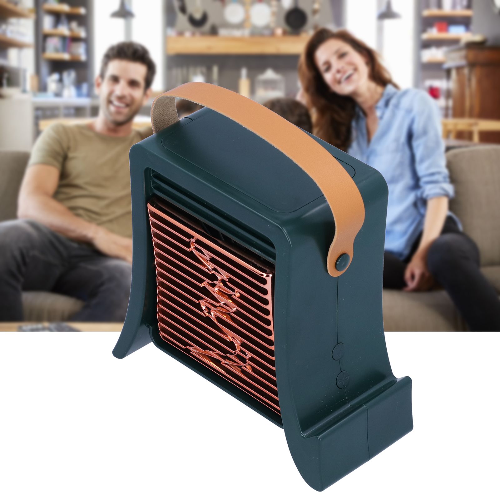 LED Humidification Fan Portable USB Charging Cooling Fan for Living Room view 11