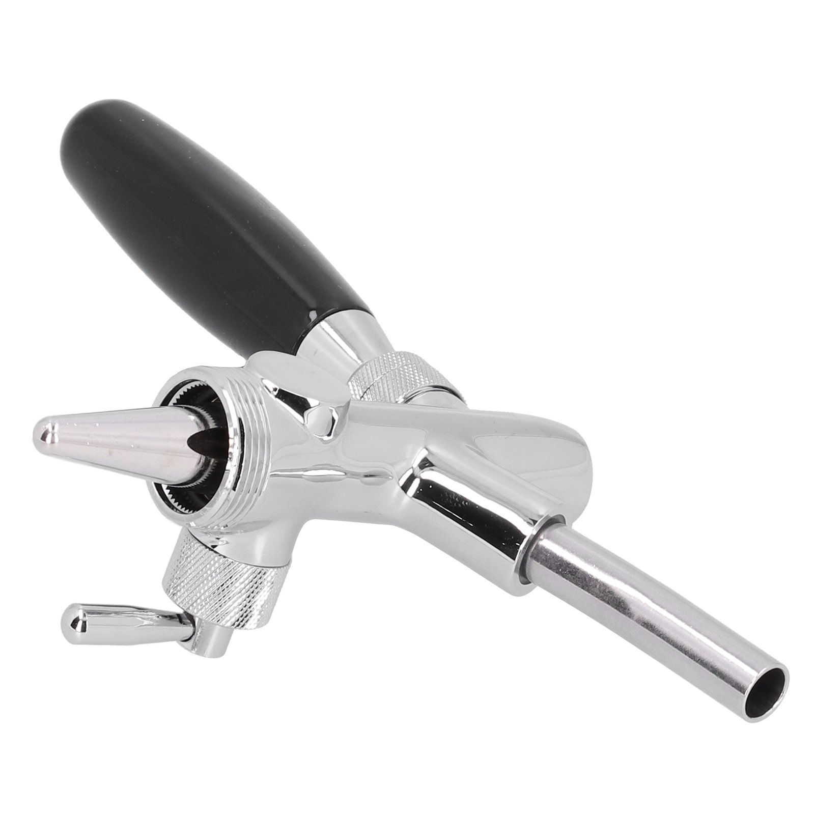 Draft Beer Faucet with Long Shank Stainless Steel Beer Keg Dispenser Home