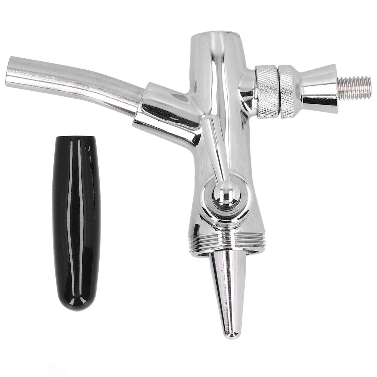 Draft Beer Faucet with Long Shank Stainless Steel Beer Keg Dispenser Home view 2