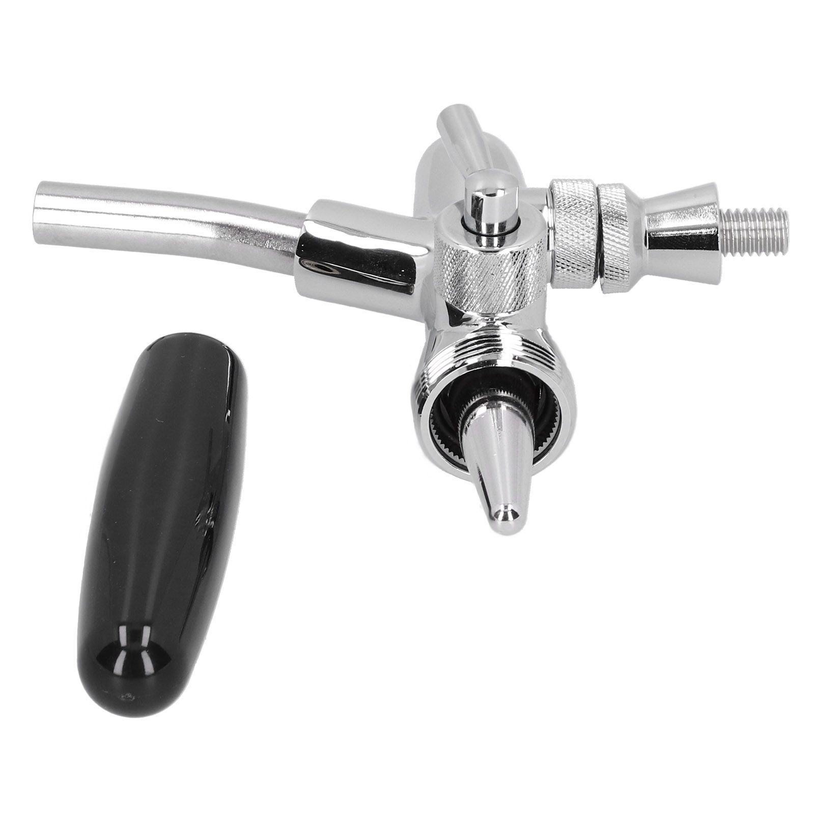Draft Beer Faucet with Long Shank Stainless Steel Beer Keg Dispenser Home view 3