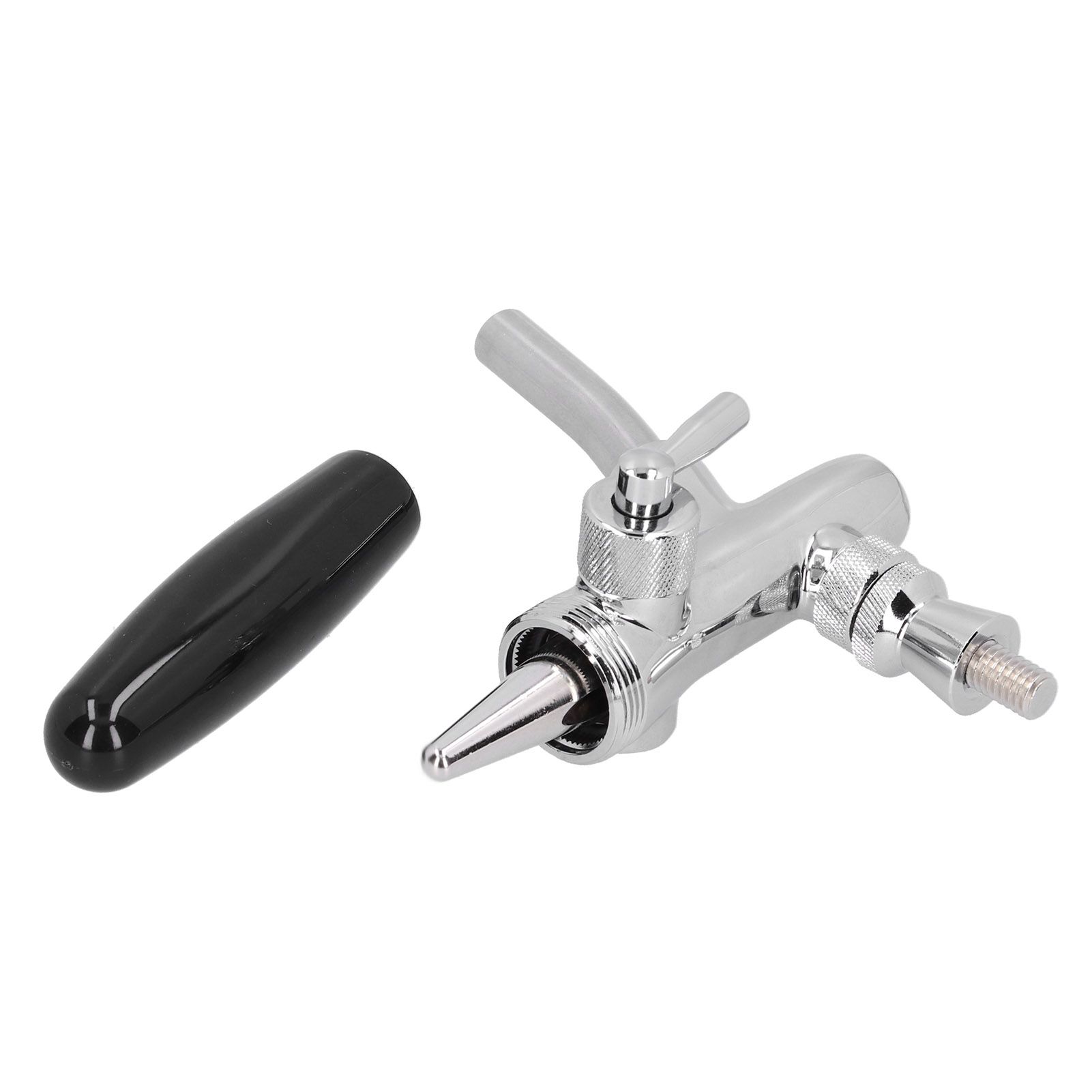Draft Beer Faucet with Long Shank Stainless Steel Beer Keg Dispenser Home view 4