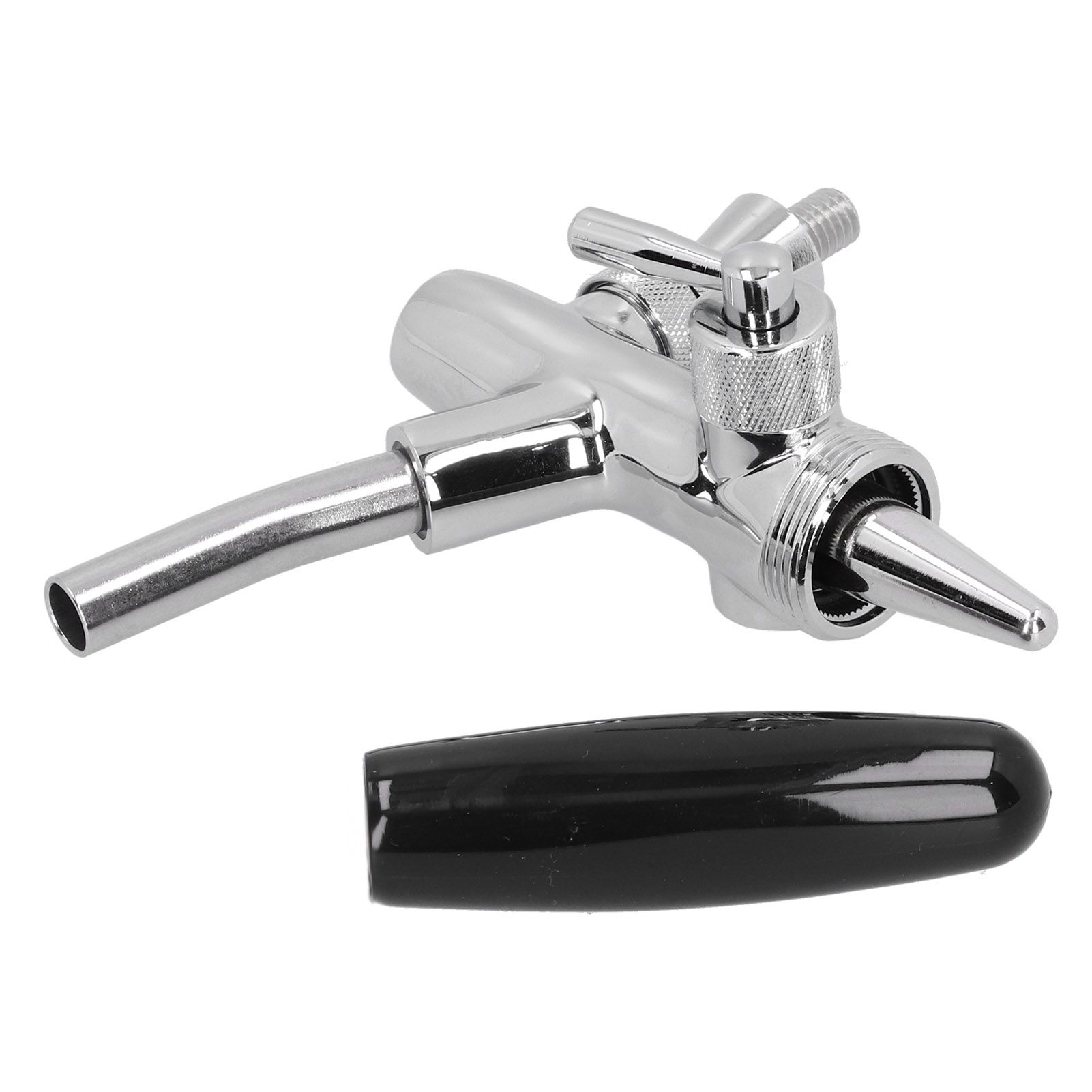 Draft Beer Faucet with Long Shank Stainless Steel Beer Keg Dispenser Home view 6