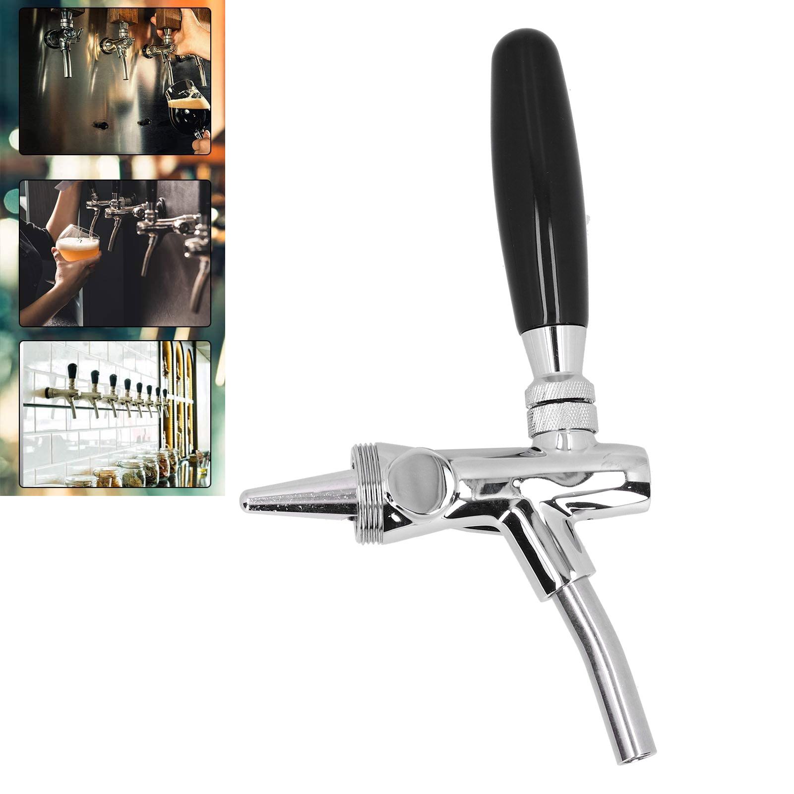 Draft Beer Faucet with Long Shank Stainless Steel Beer Keg Dispenser Home view 11
