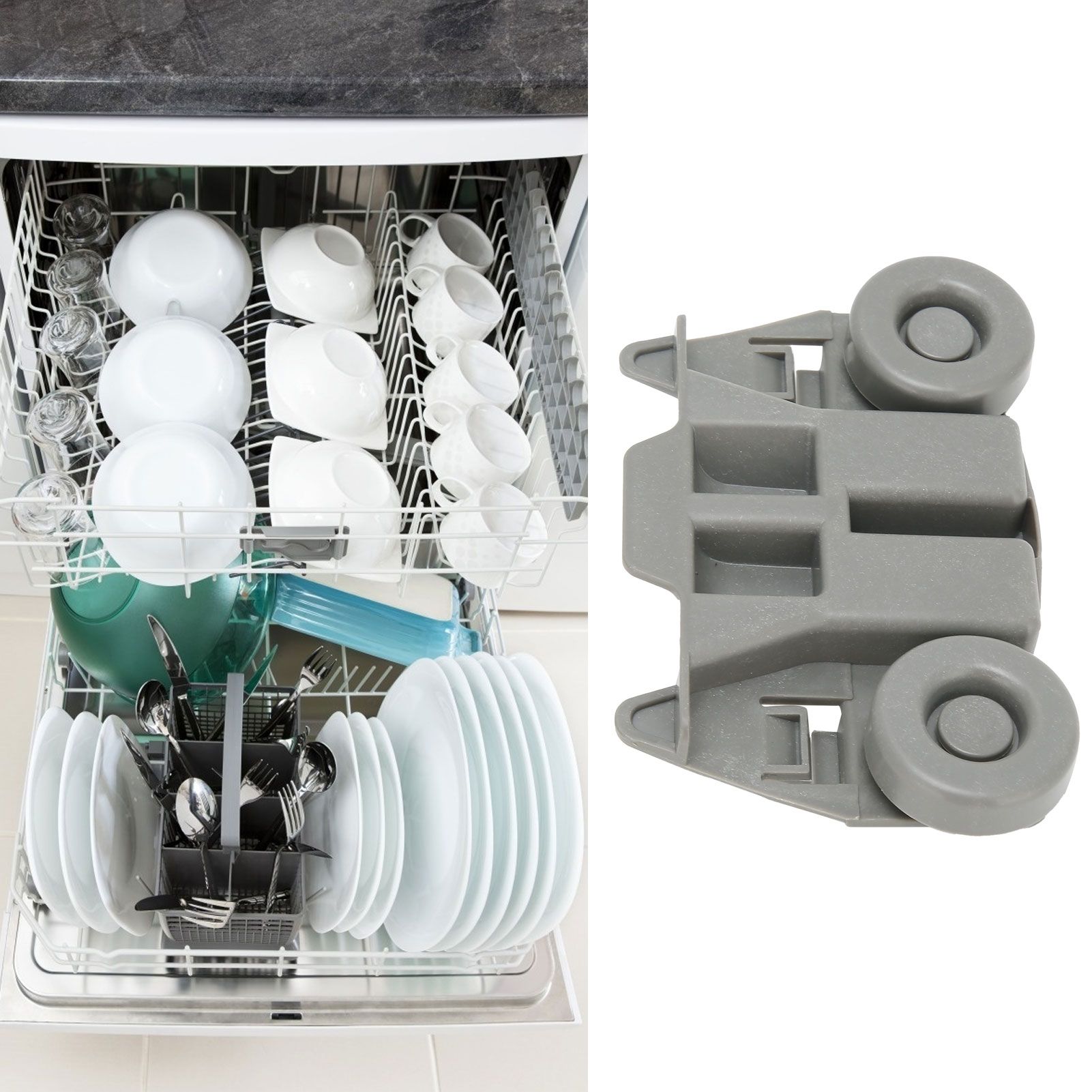 Dishwasher Wheel Lower Rack Replacement Part for WPW10195417 AP6016764 PS11750057 view 11