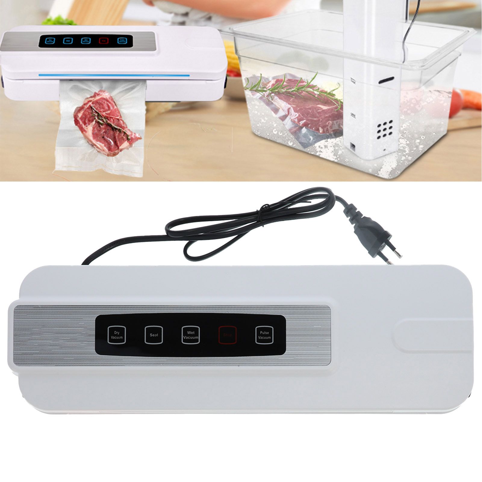 Vacuum Sealer Household Automatic Sealing Machine Freshing Keep Sealer AC view 11