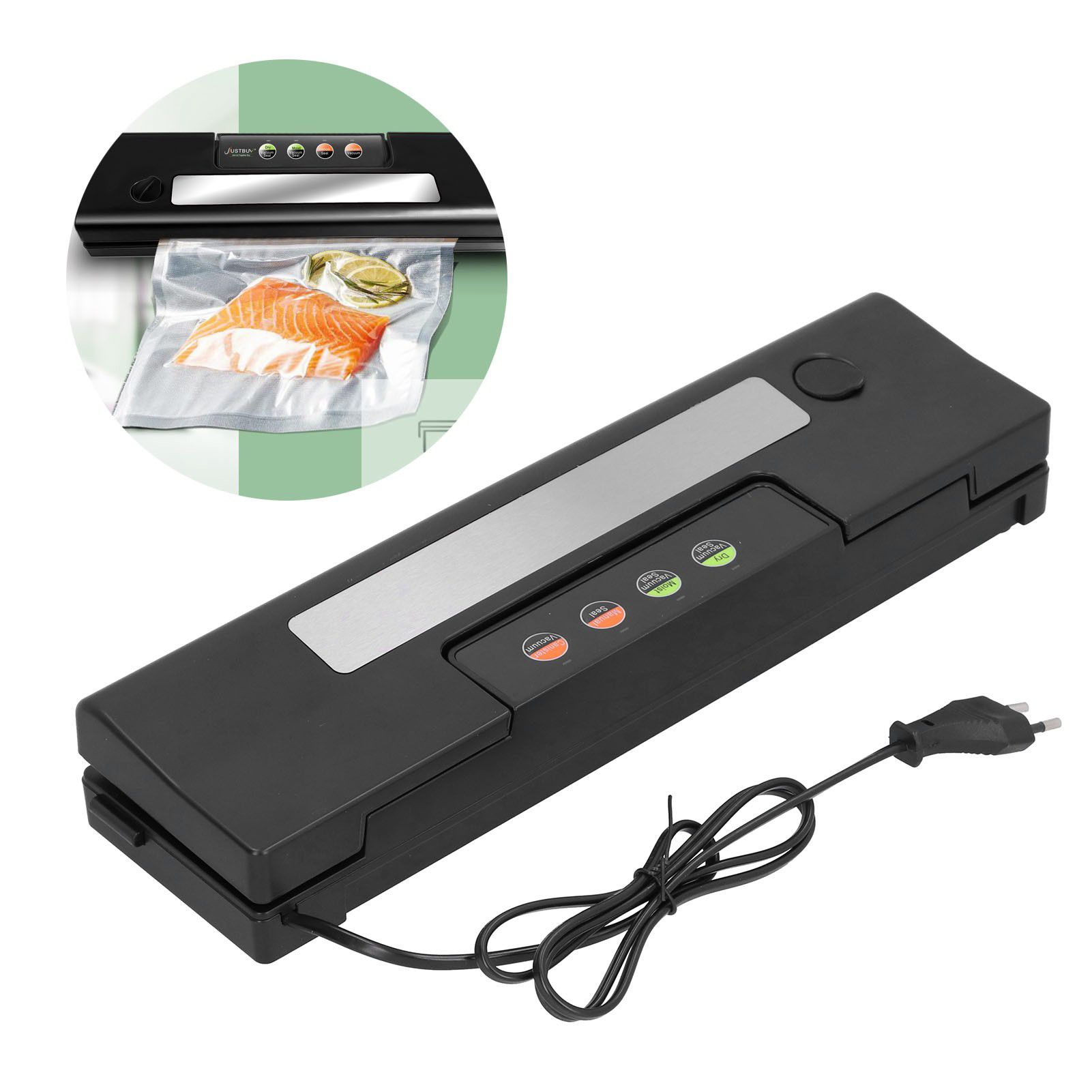 Black Food Vacuum Packaging Machine Automatic Vacuum Sealing Machine for Home view 12