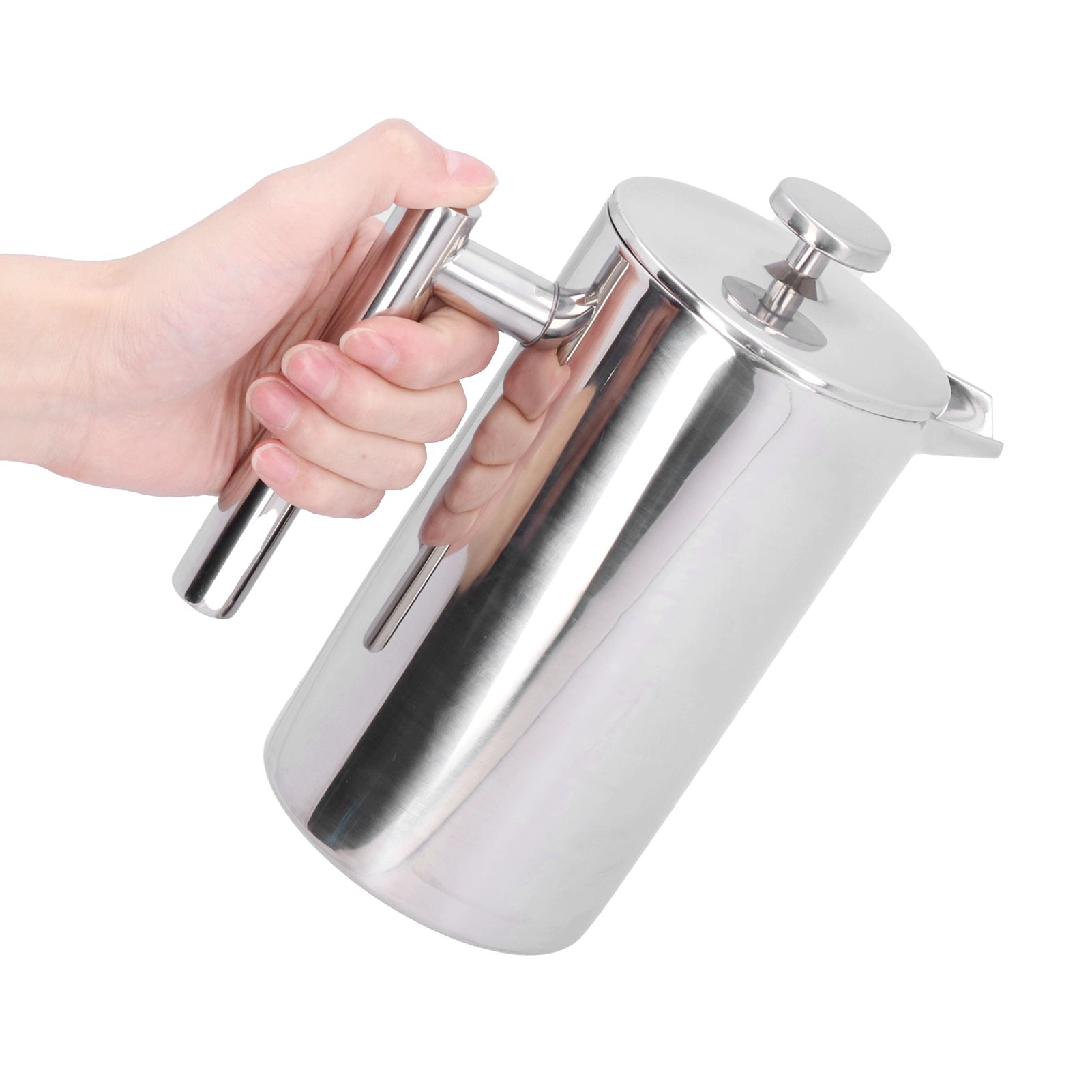 1000ml Hand Brewing Coffee Pot Stainless Steel Coffee Press Pot DoubleLayer view 10