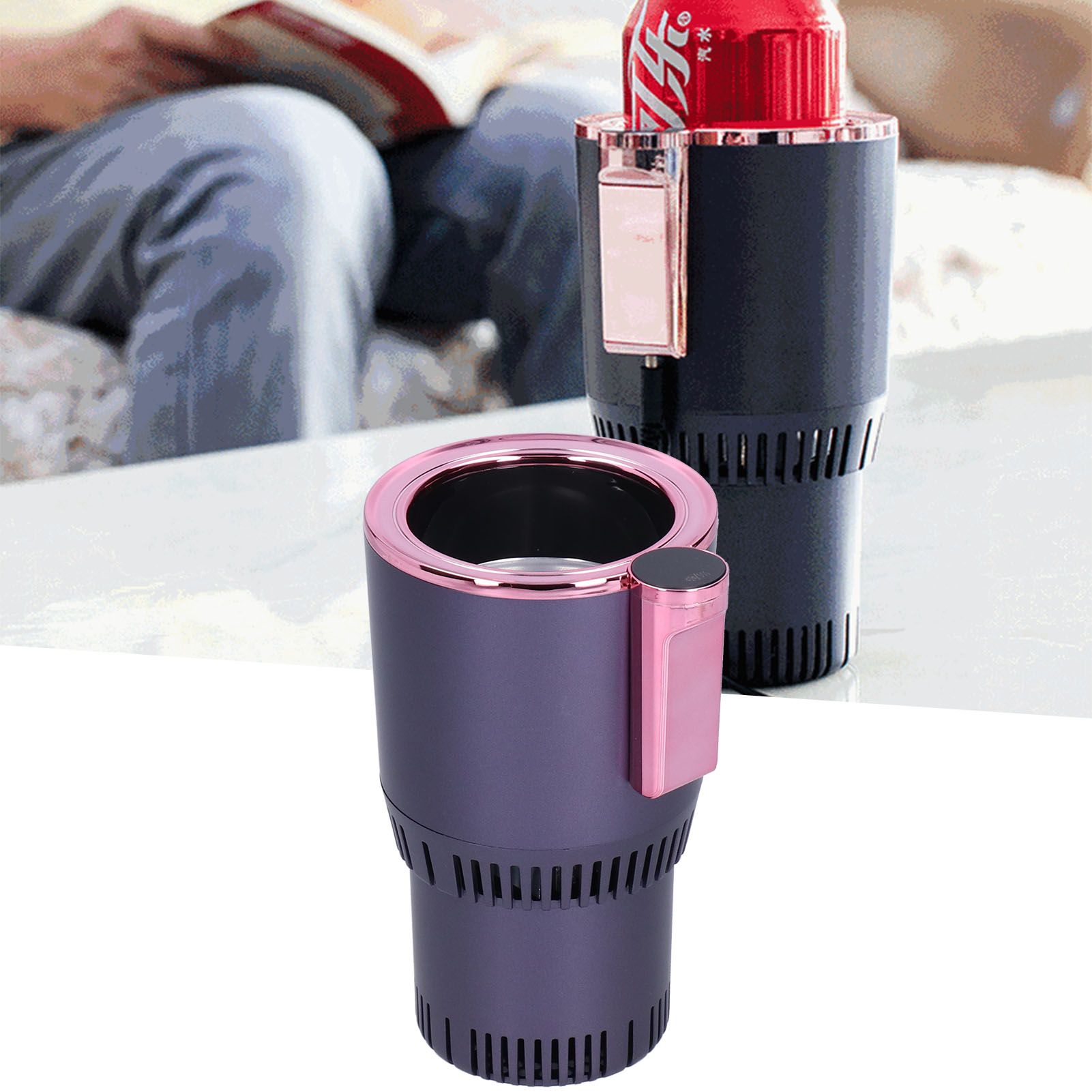 Car Cup Cooler Warmer 2‑in‑1 Cooling Heating Mug Holder Cigarette Lighter view 12