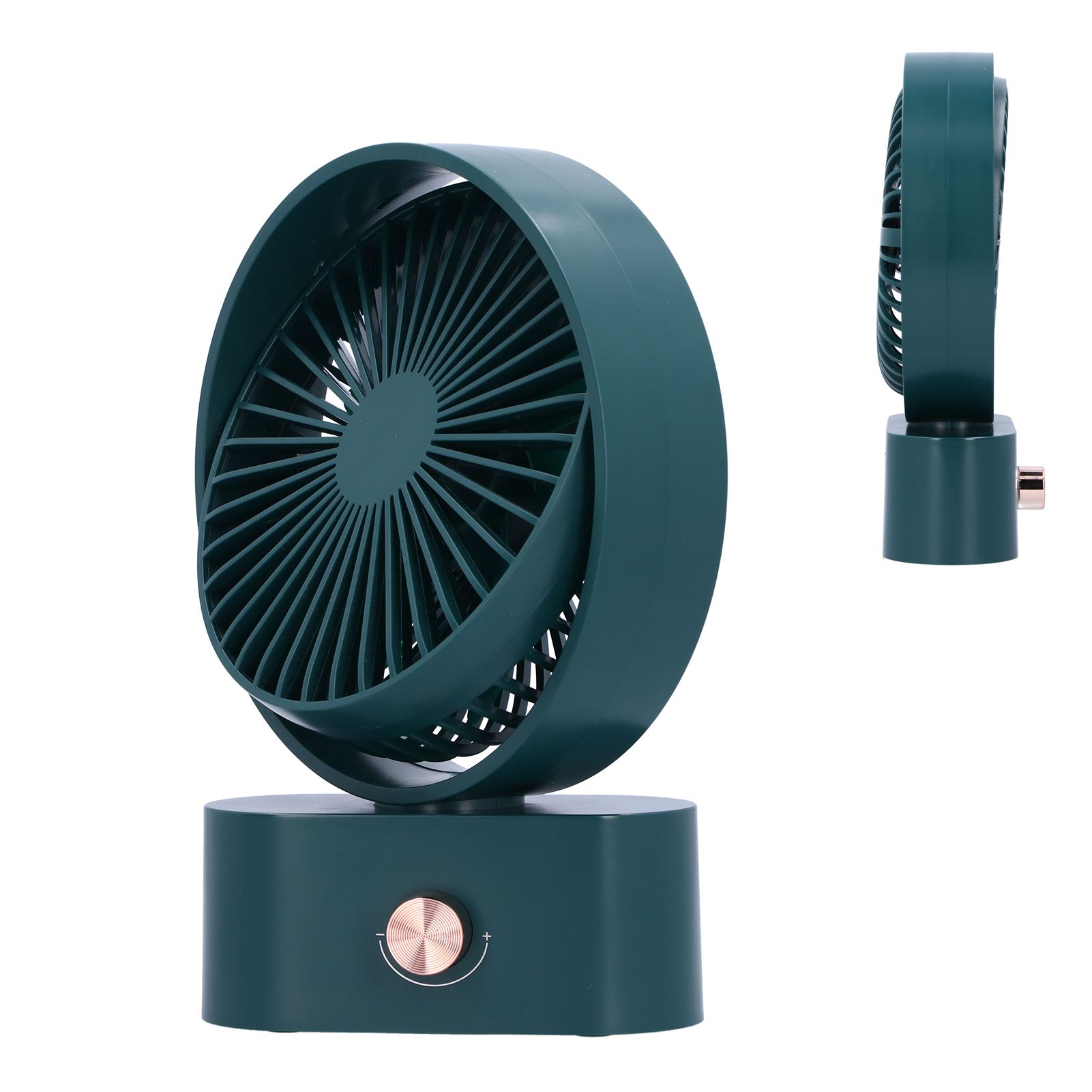 Portable Electric Fan 270° Shaking Head Desktop Fan with 10 Gears USB Charging view 9