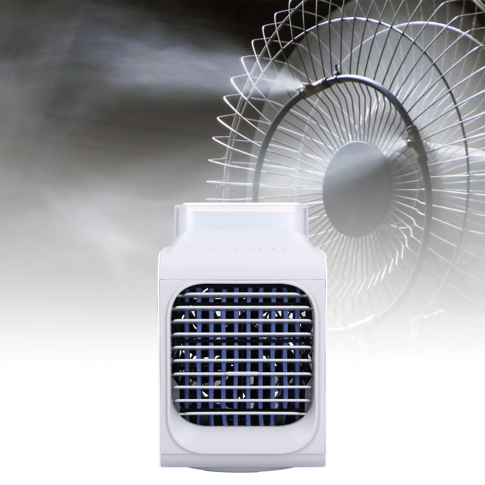 350ml Air Cooler USB Charging 90 Degree Shaking Head Spray Cooling Night Light view 11