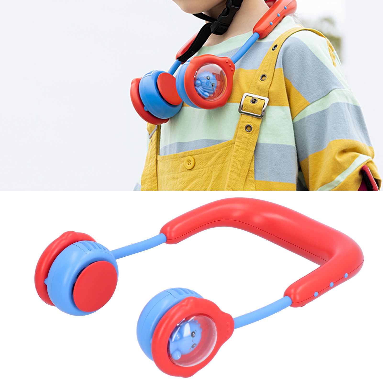 Children Hanging Neck Fan Mini Portable Electric Fan USB Charging for Home view 11