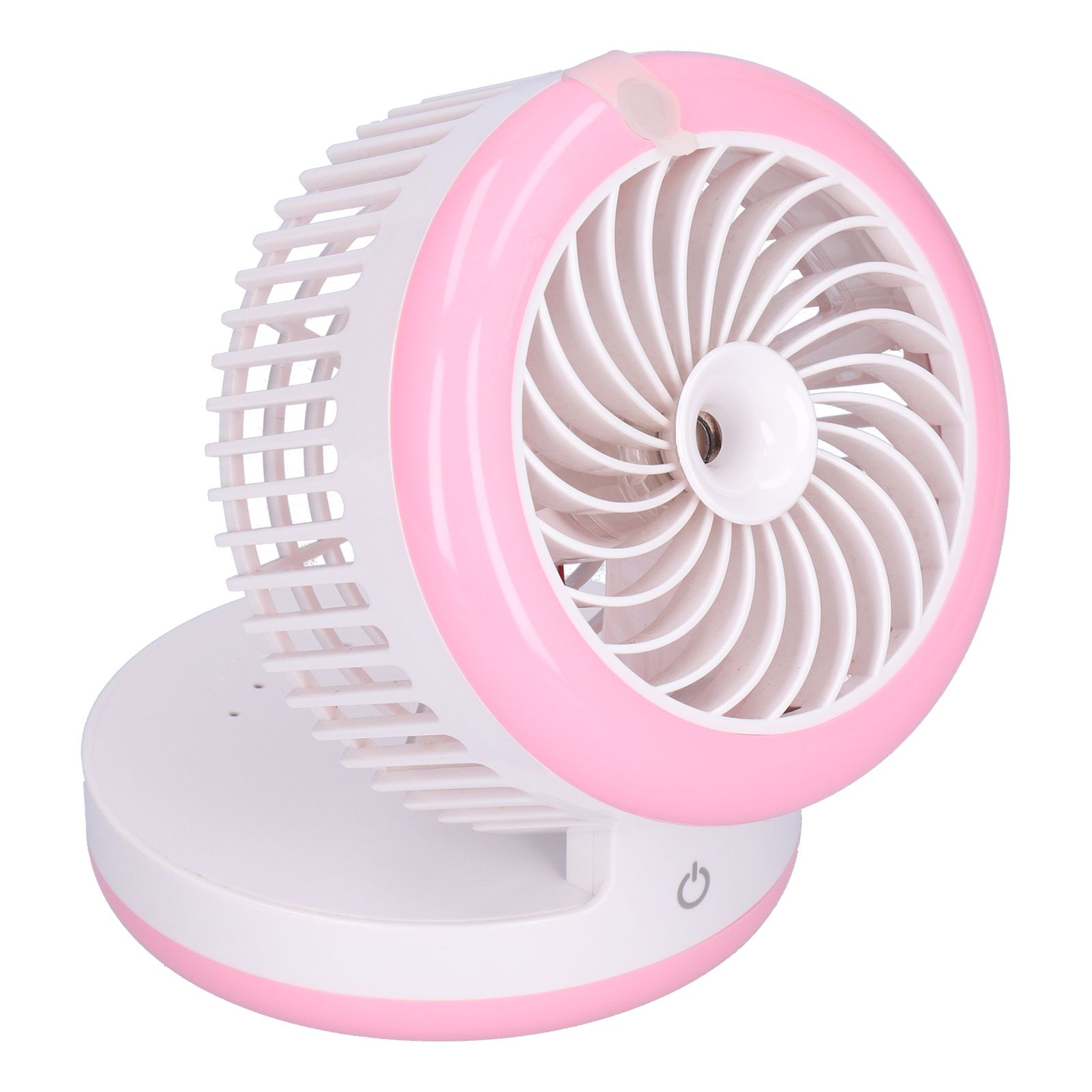 Desktop Humidifying Electric Fan Foldable Water Spray Mist Fan USB Charging view 4