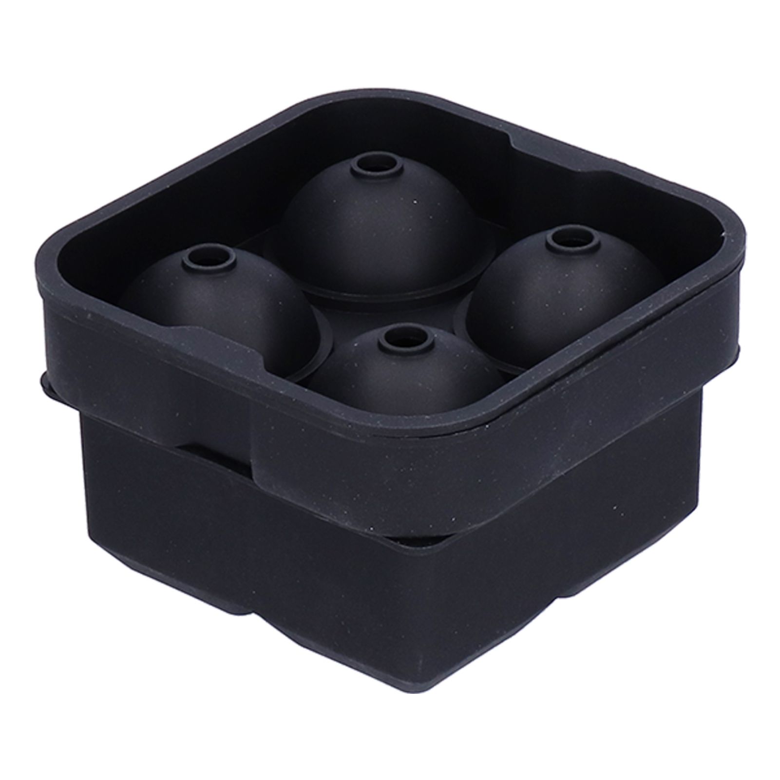 2Pcs Ice Mold 4‑Grids Reusable Elastic Silicone DIY Ice Cubes Maker Mold Tray — image 1