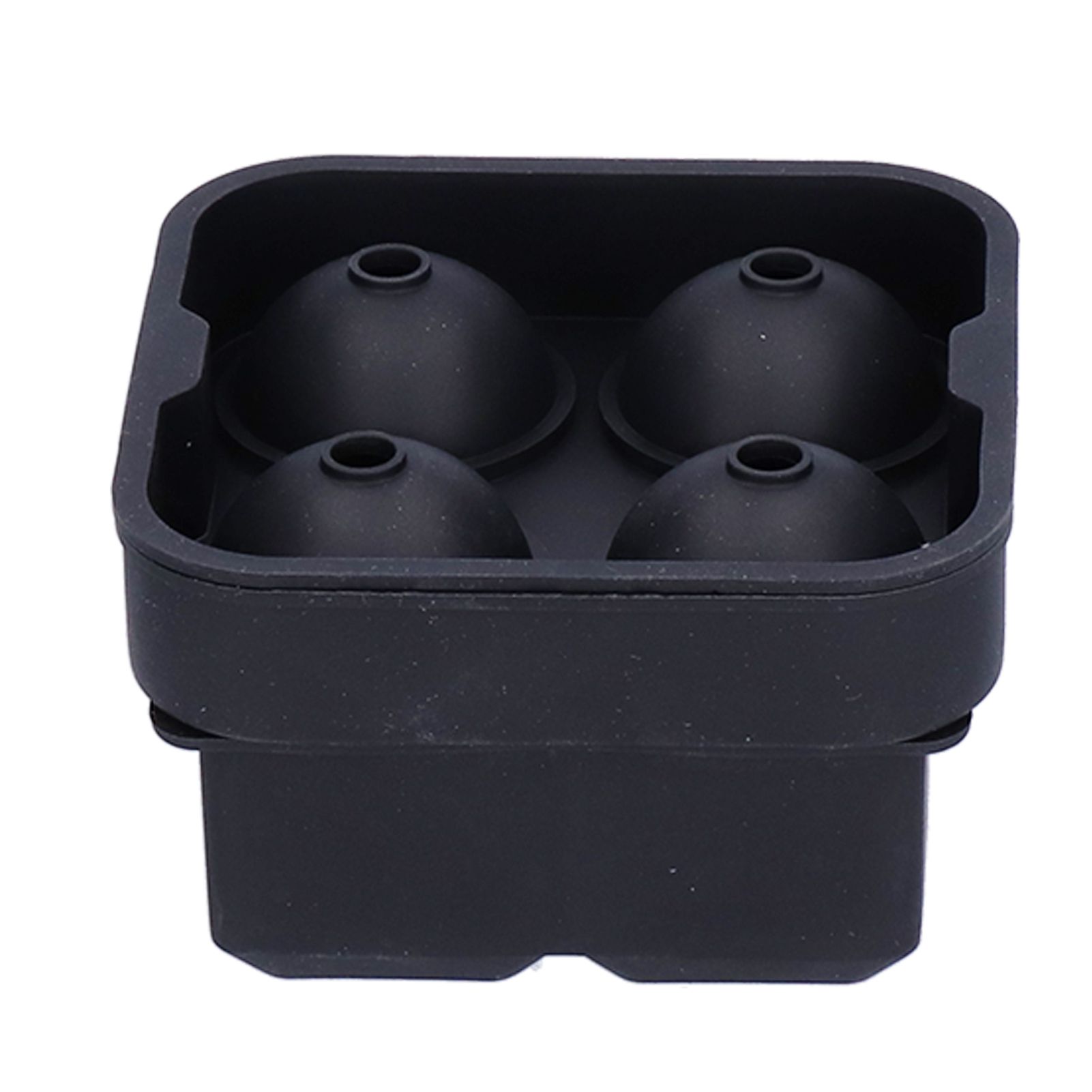 2Pcs Ice Mold 4‑Grids Reusable Elastic Silicone DIY Ice Cubes Maker Mold Tray view 4