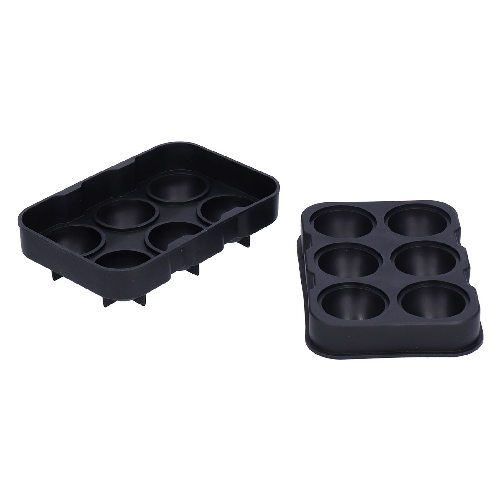 2PCS 6 Grid Ice Cubes Tray Silicone NonStick Ice Cubes Maker DIY Kitchen view 6