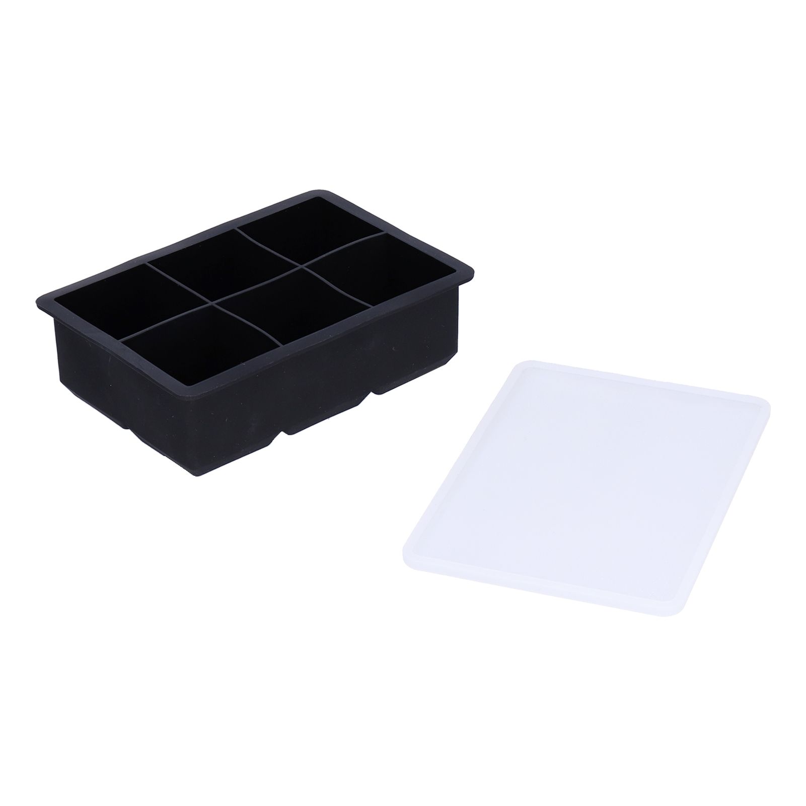 2PCS 6 Grid Ice Cubes Tray Silicone NonStick Ice Cubes Maker DIY Kitchen view 10