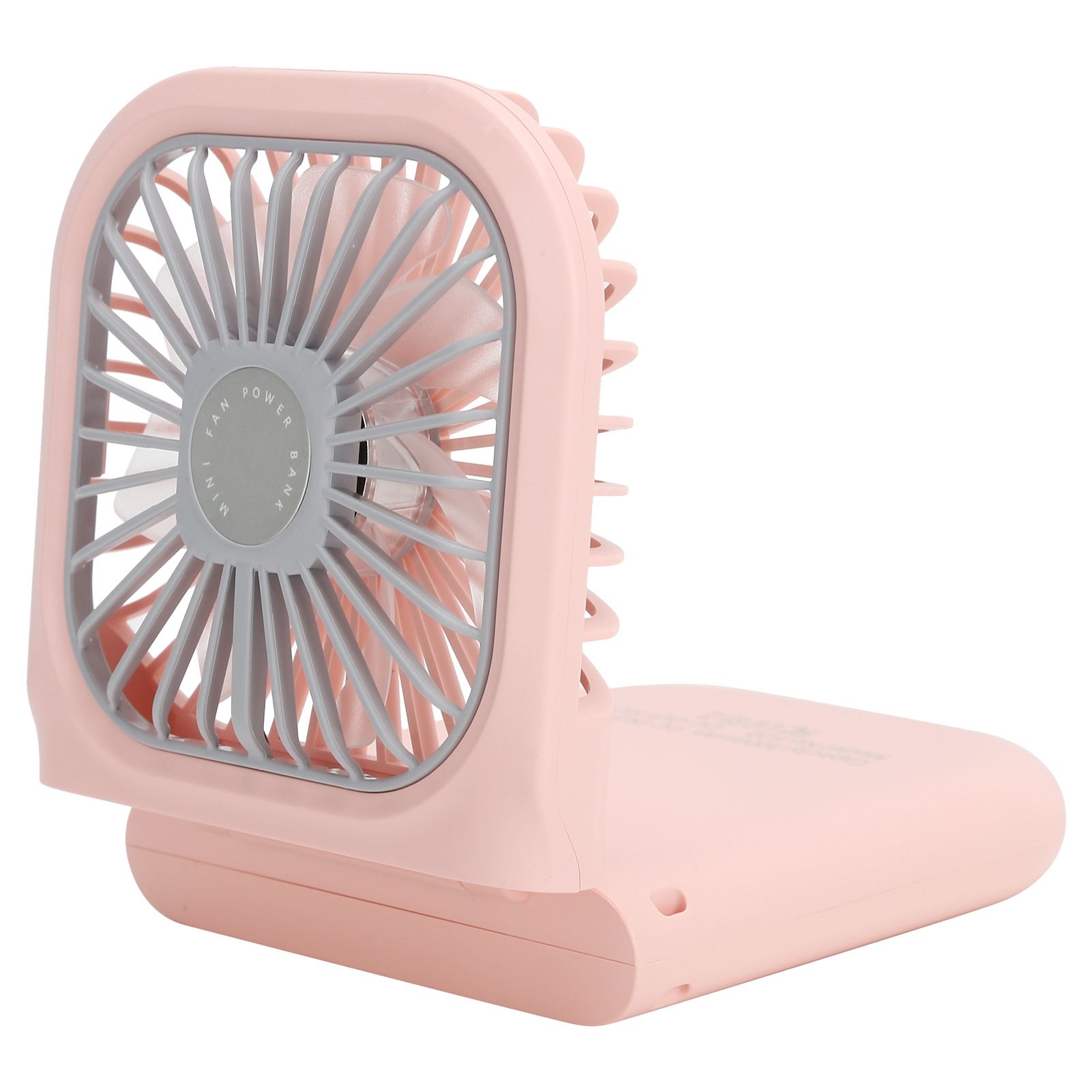 Hanging Neck Fan Mini Portable Folding 3 Speed Adjustable USB Charging Low view 3