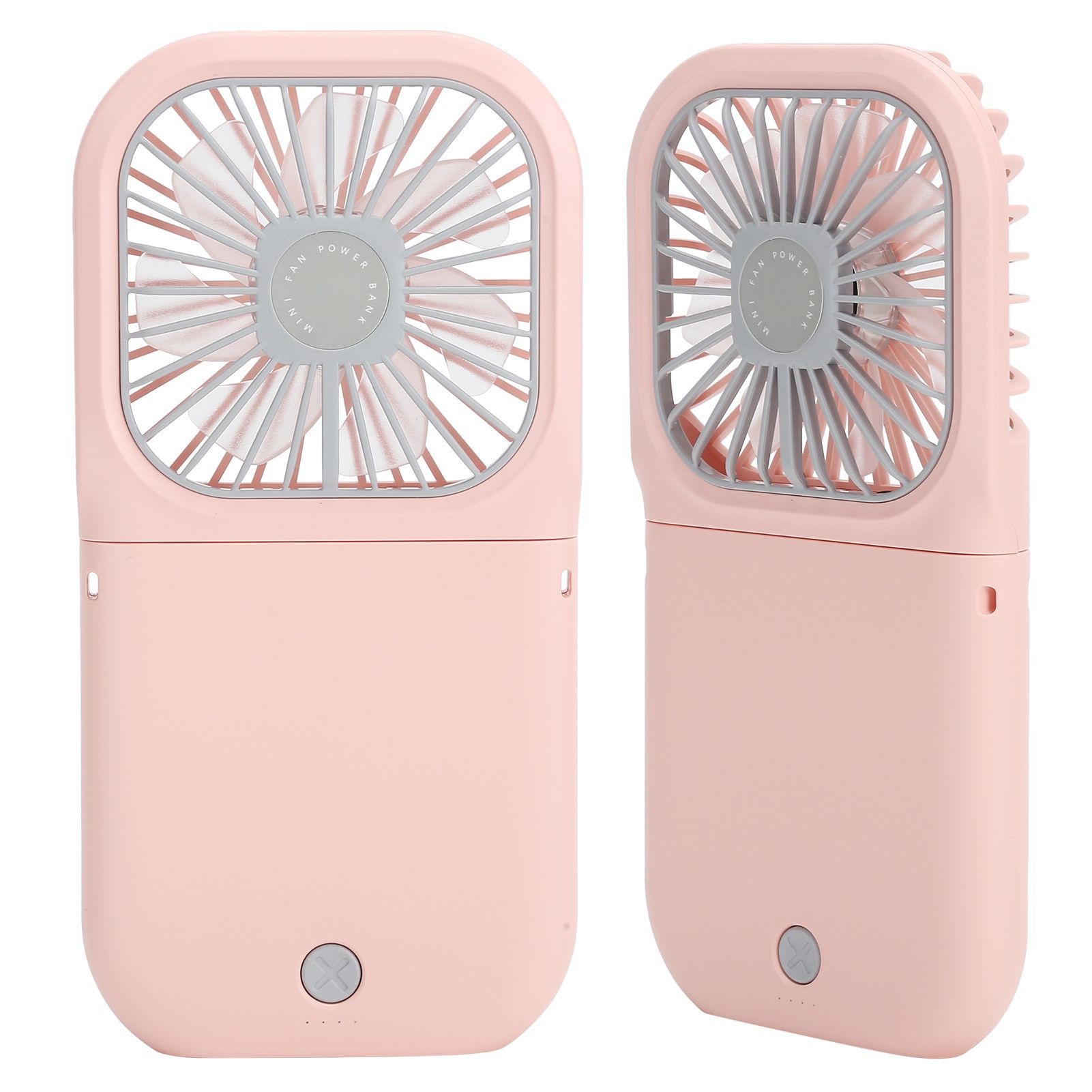 Hanging Neck Fan Mini Portable Folding 3 Speed Adjustable USB Charging Low view 6