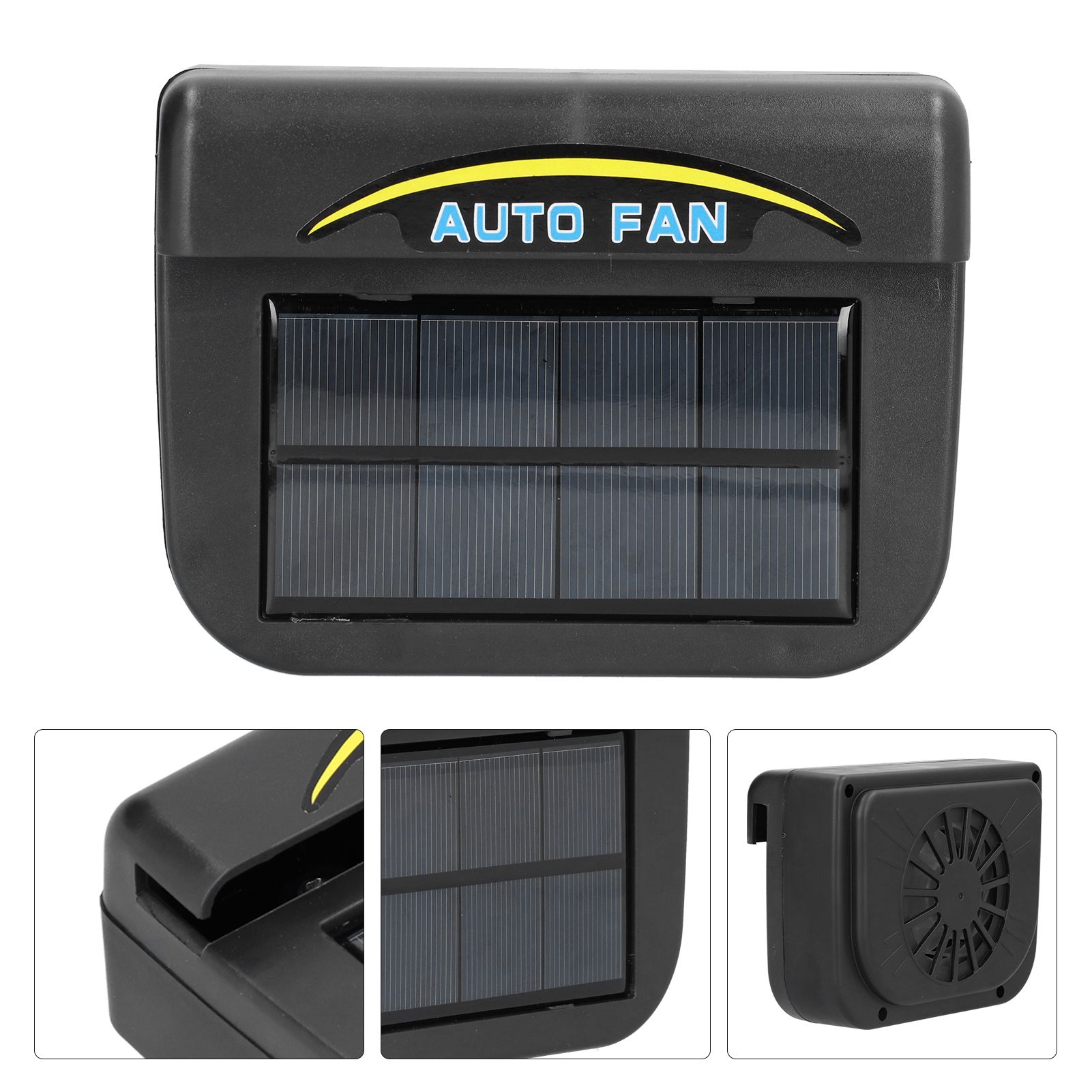 Vehicle Exhaust Fan Solar Energy Ventilation Device Demist Energy Conservation view 4