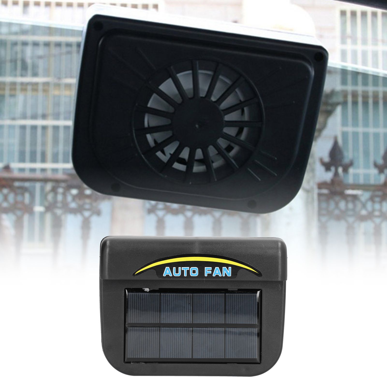 Vehicle Exhaust Fan Solar Energy Ventilation Device Demist Energy Conservation view 12