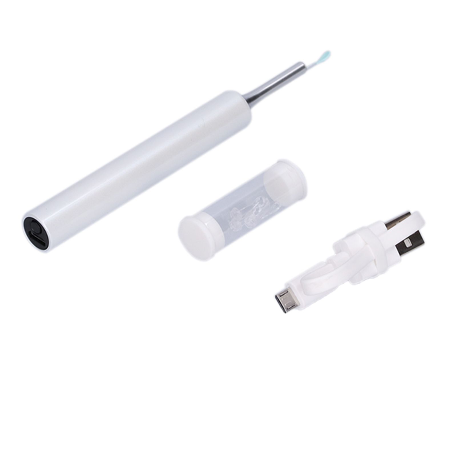 Wireless WiFi Visible Ear Pick Endoscope USB Charging Waterproof Silicone
