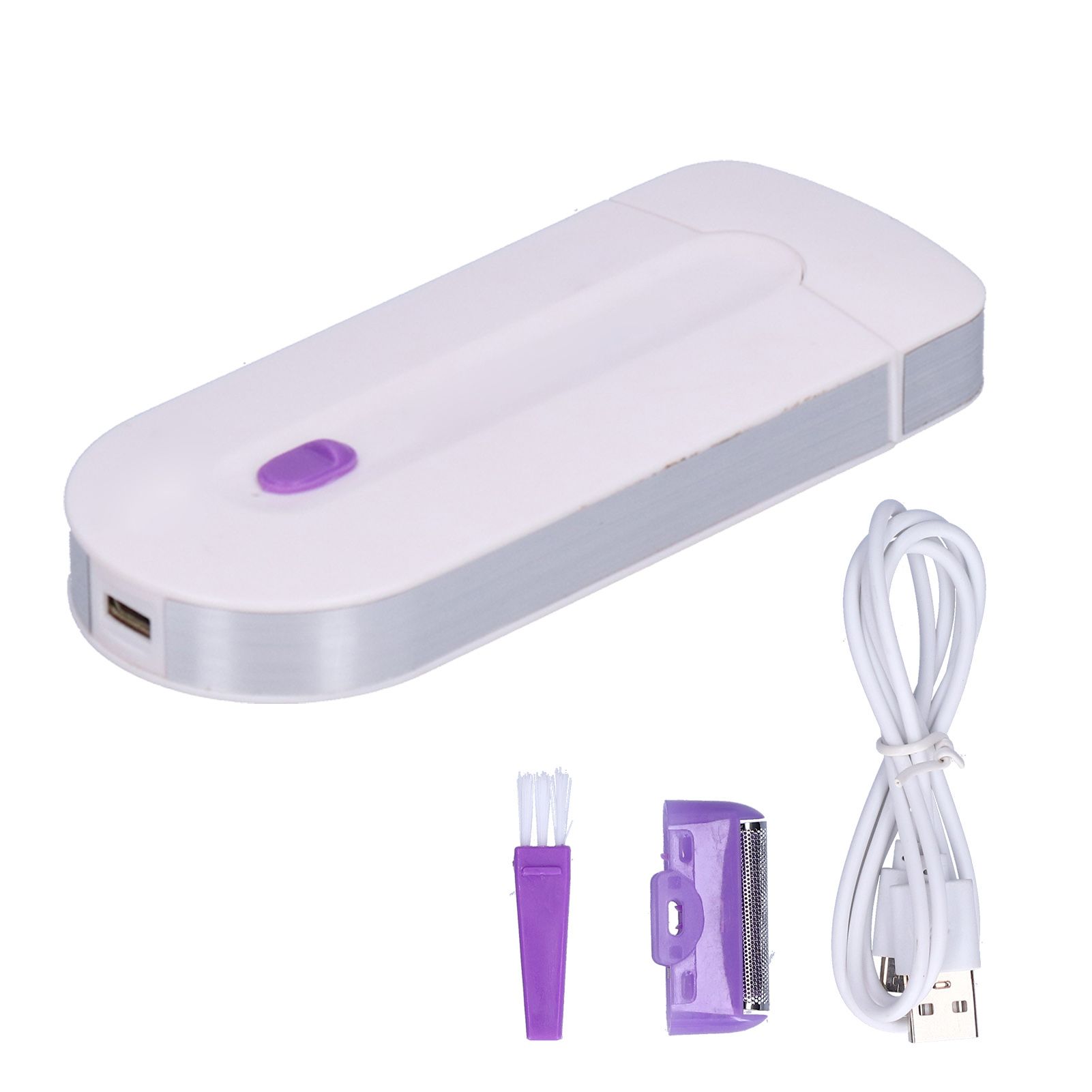 Electric Epilator Household Unisex USB Charging Induction Blue Light Painless view 2