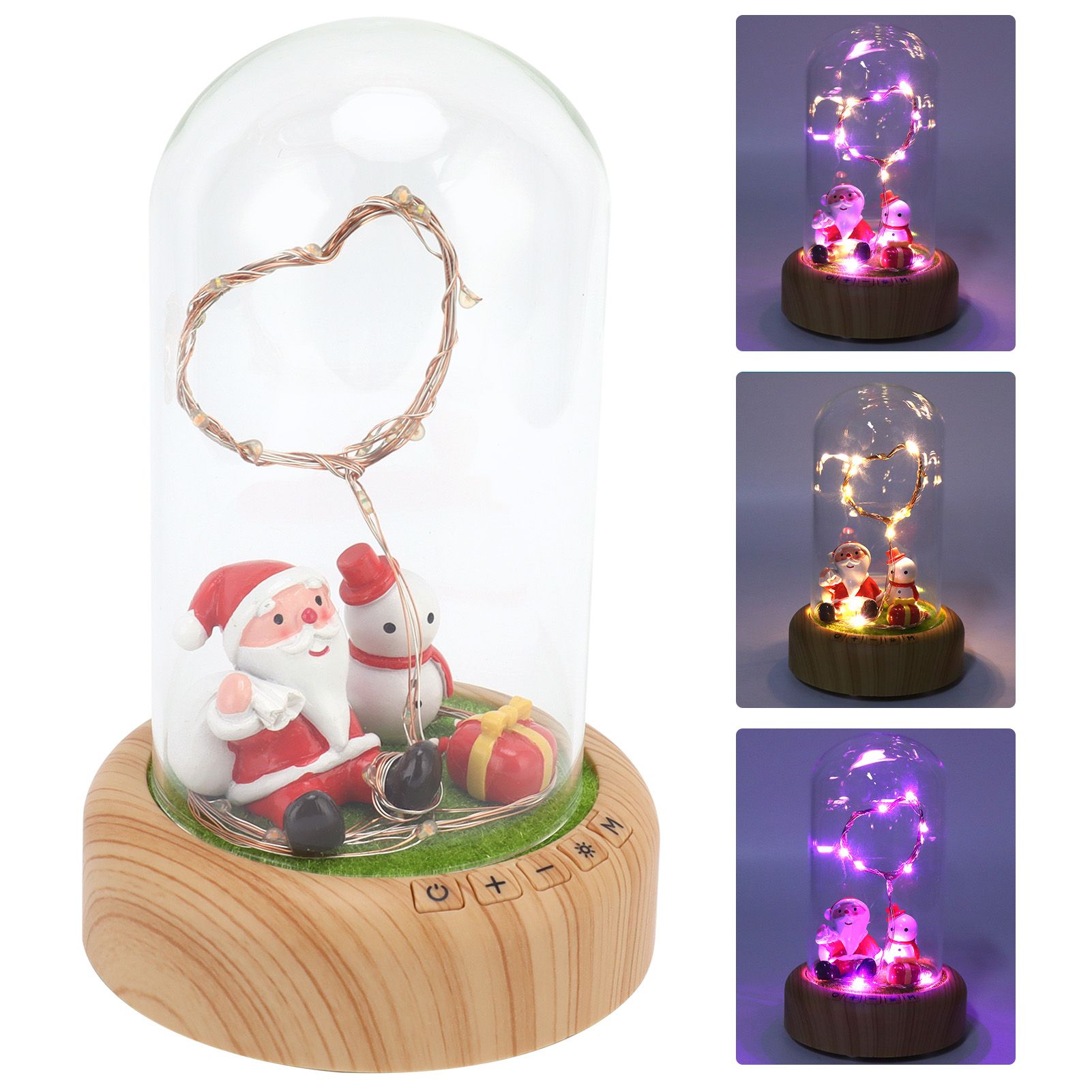 Night Light ABS Material USB Charging 1200 MAh Battery Night Lamp with Dome view 8