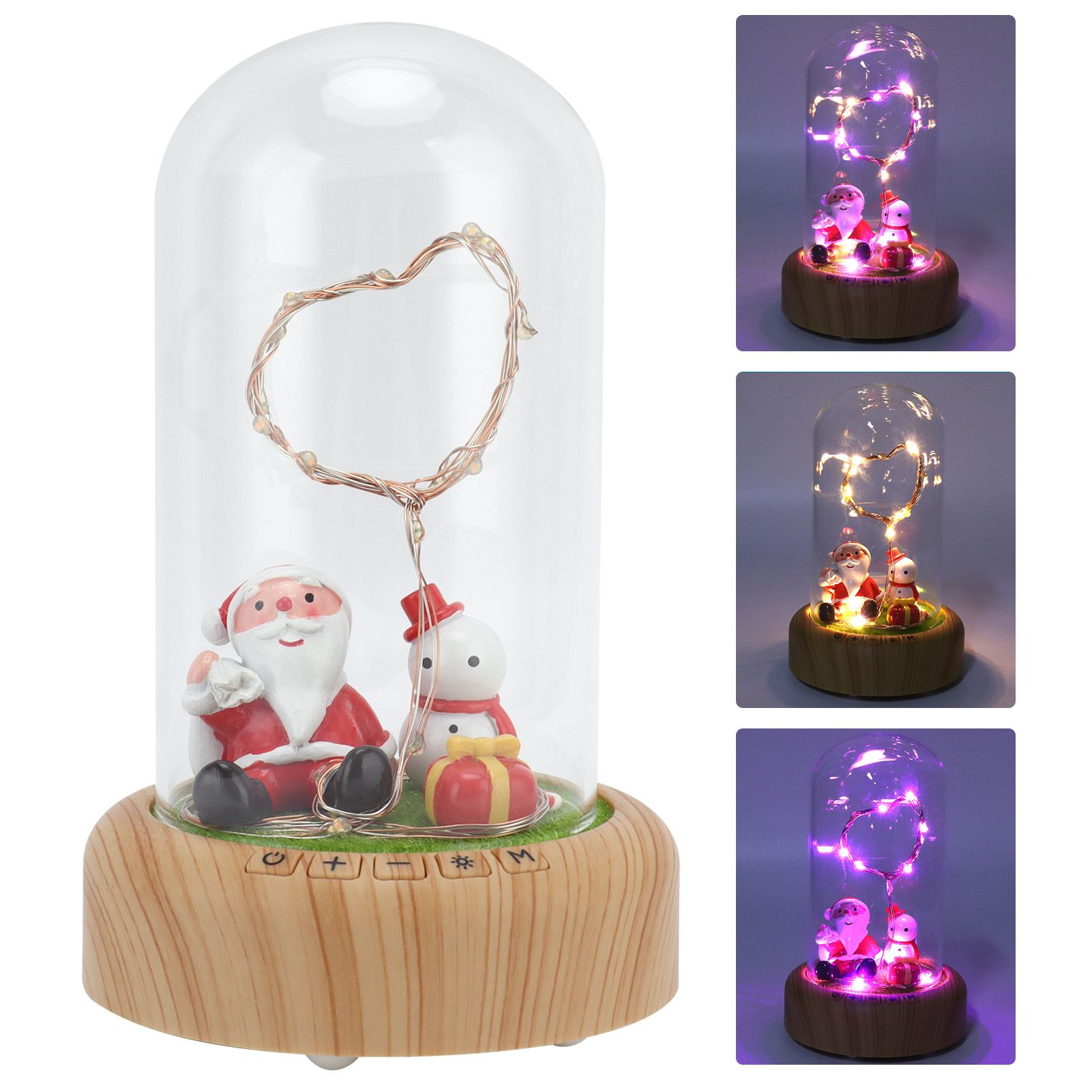 Night Light ABS Material USB Charging 1200 MAh Battery Night Lamp with Dome view 9