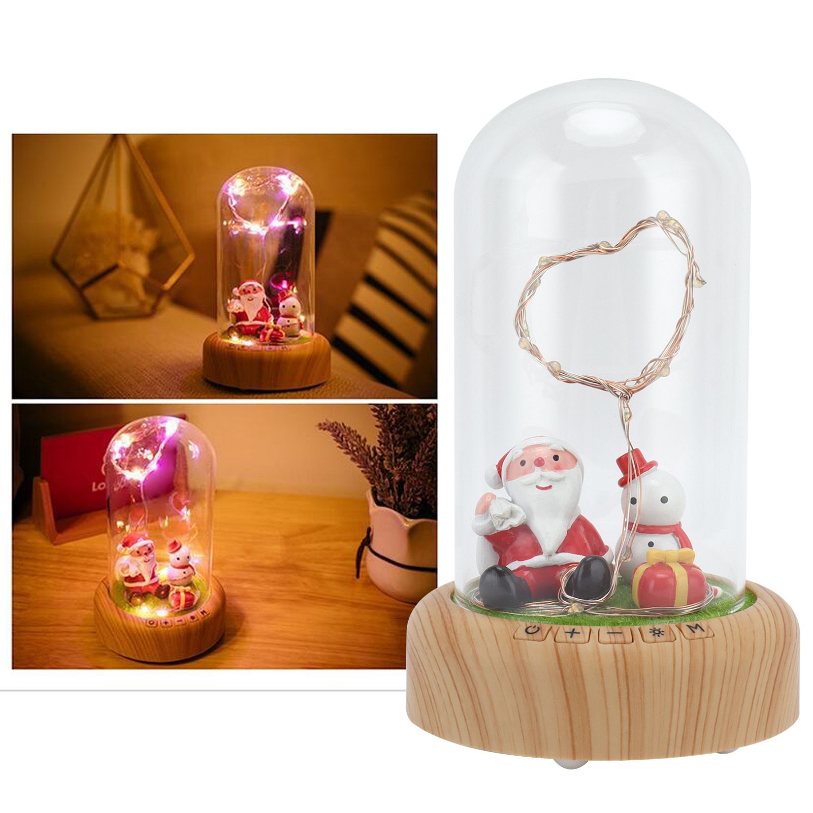 Night Light ABS Material USB Charging 1200 MAh Battery Night Lamp with Dome view 10