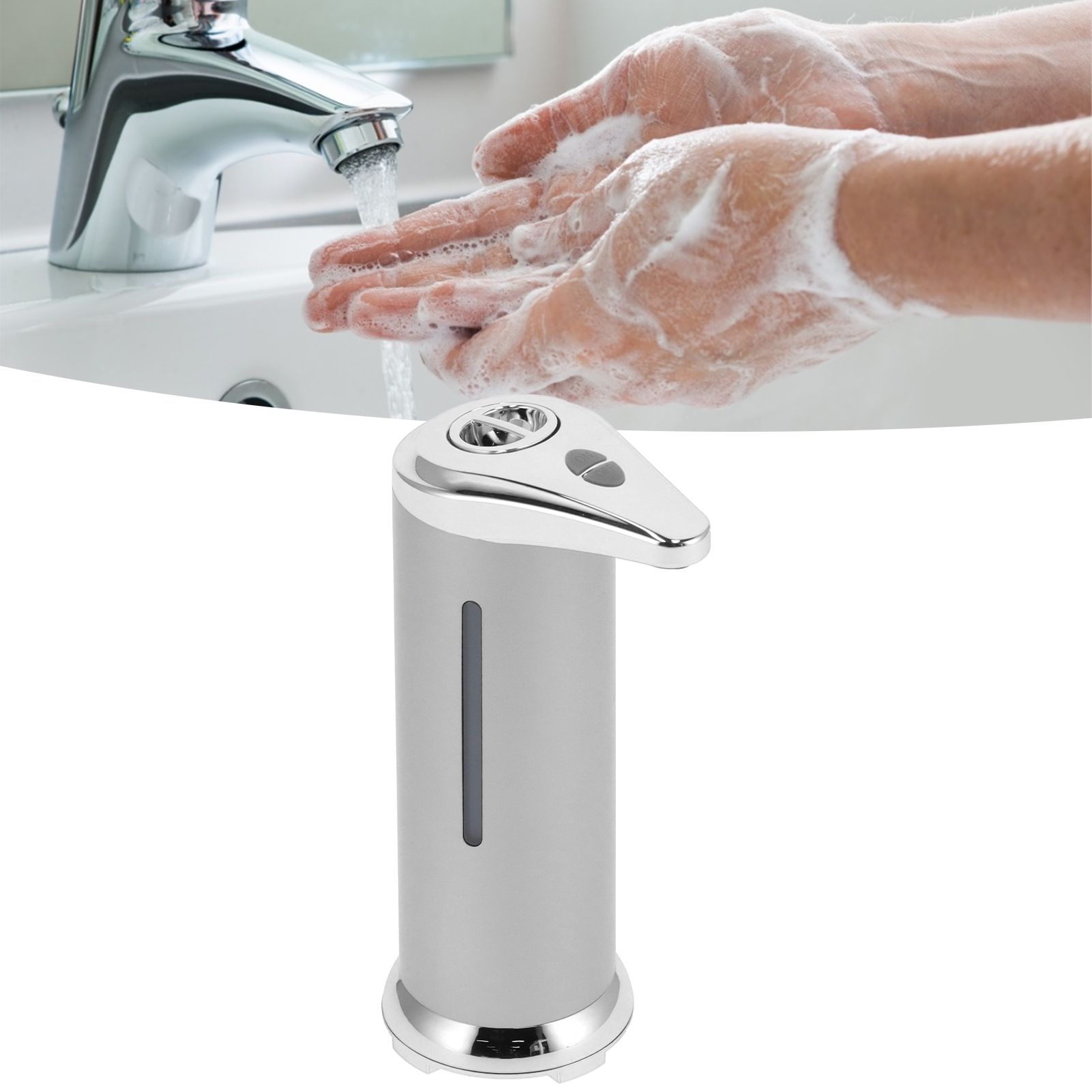 250ml Soap Dispenser Touchless Infrared Sensor Automatic Liquid Soap Dispenser view 11