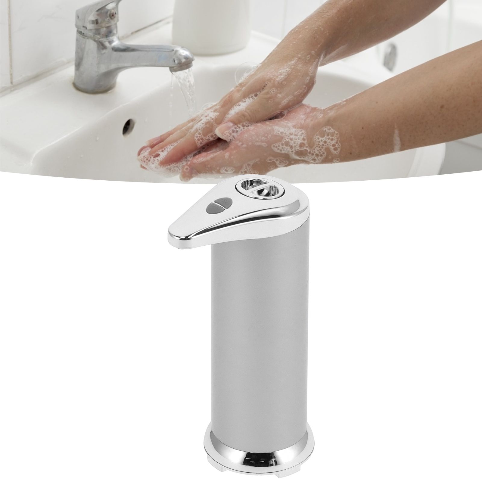 250ml Soap Dispenser Touchless Infrared Sensor Automatic Liquid Soap Dispenser view 12