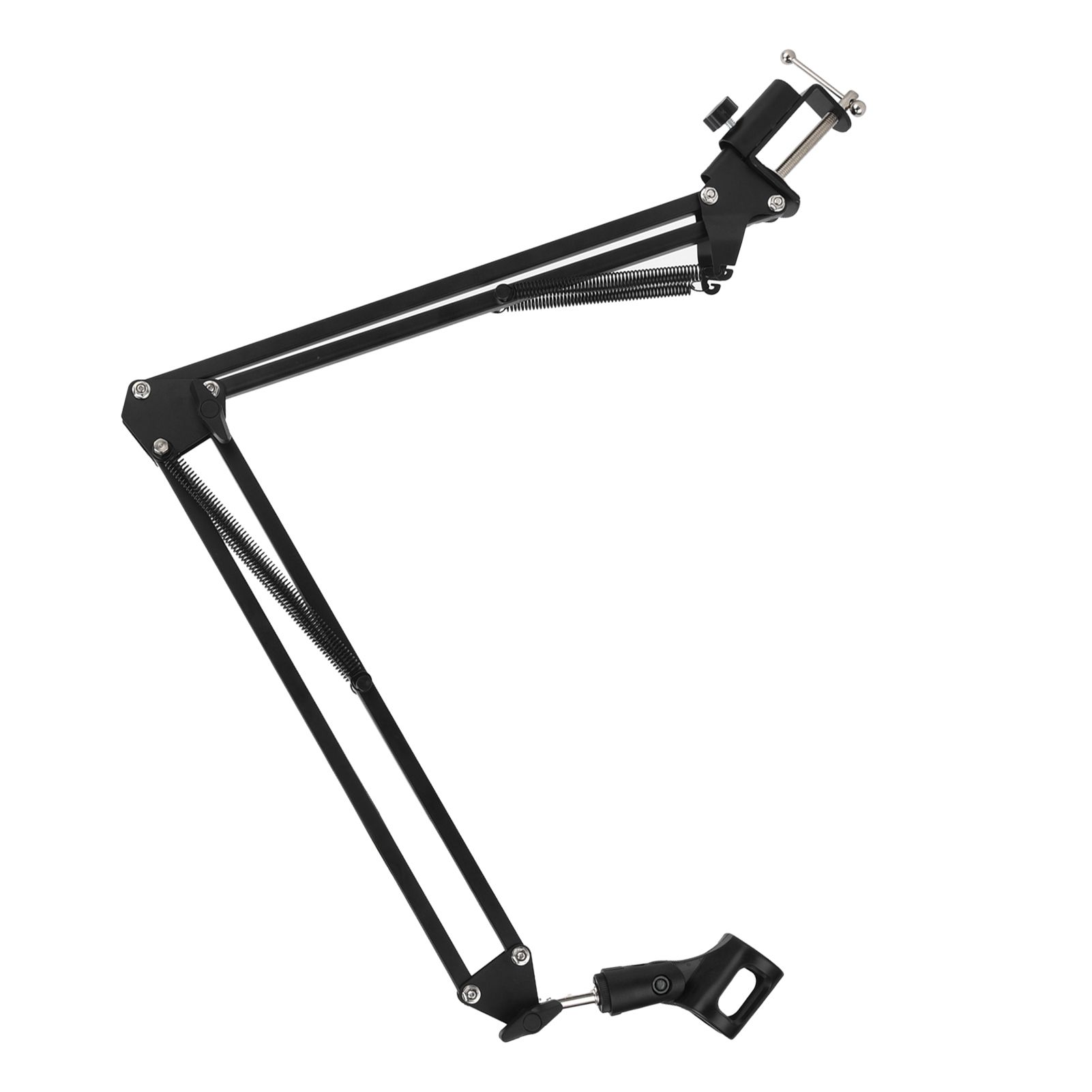 Microphone Stand Desktop Folding Telescopic Live Metal Stable Universal view 3