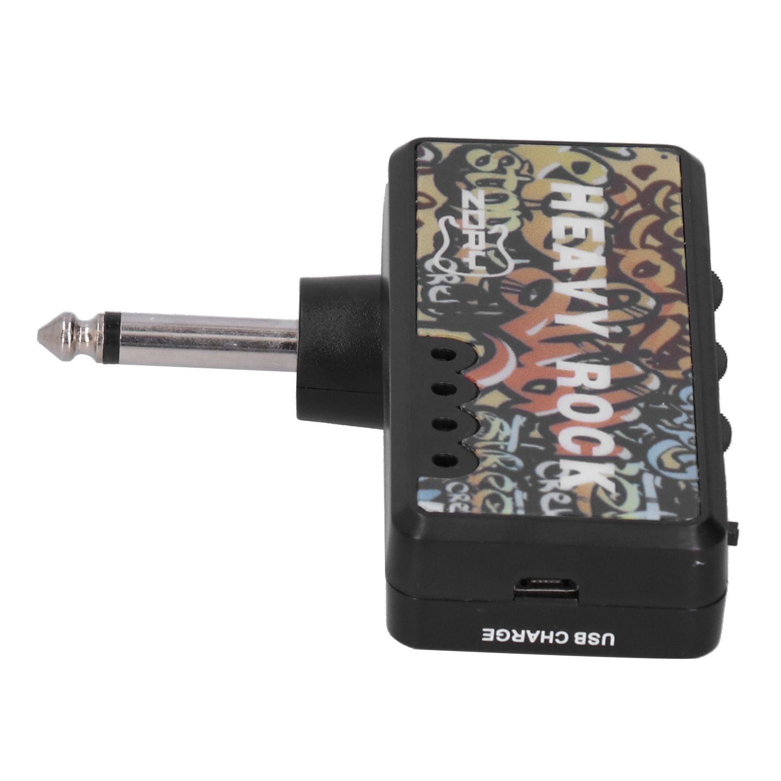 Electric Guitar Bass Headphone Amplifier with Audio Cable Adapter USB Charging view 5
