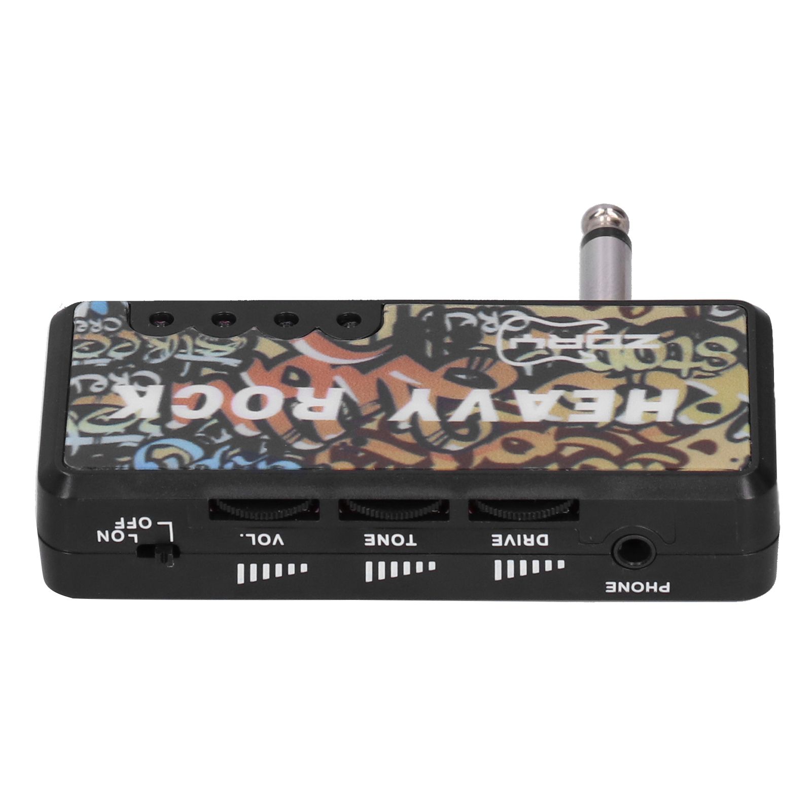 Electric Guitar Bass Headphone Amplifier with Audio Cable Adapter USB Charging view 7