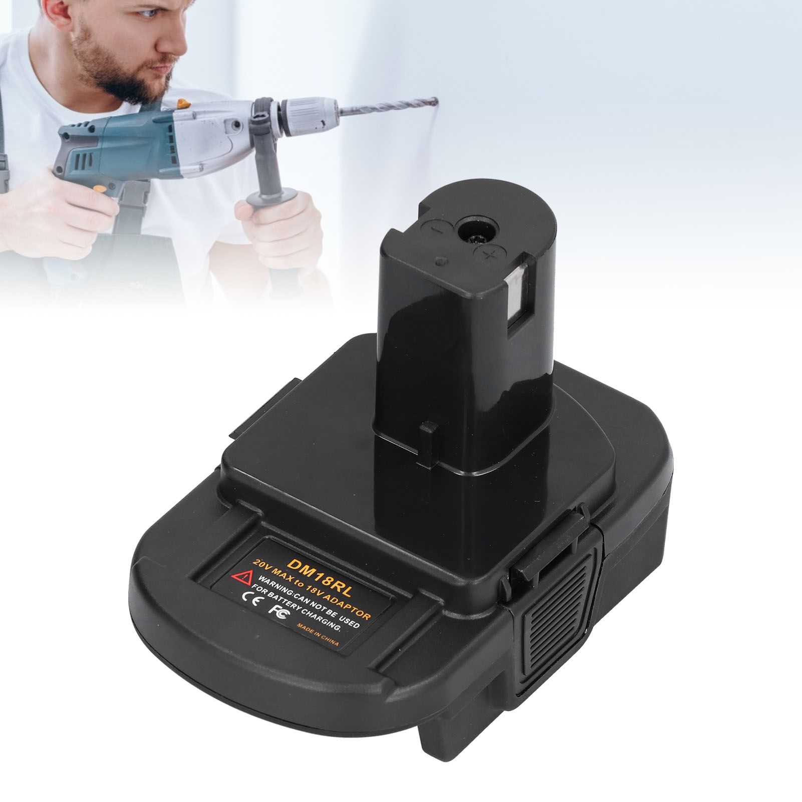 DM18RL Adapter Converter for Milwaukee 20V Lithium Battery DCB200 DCB203 view 11
