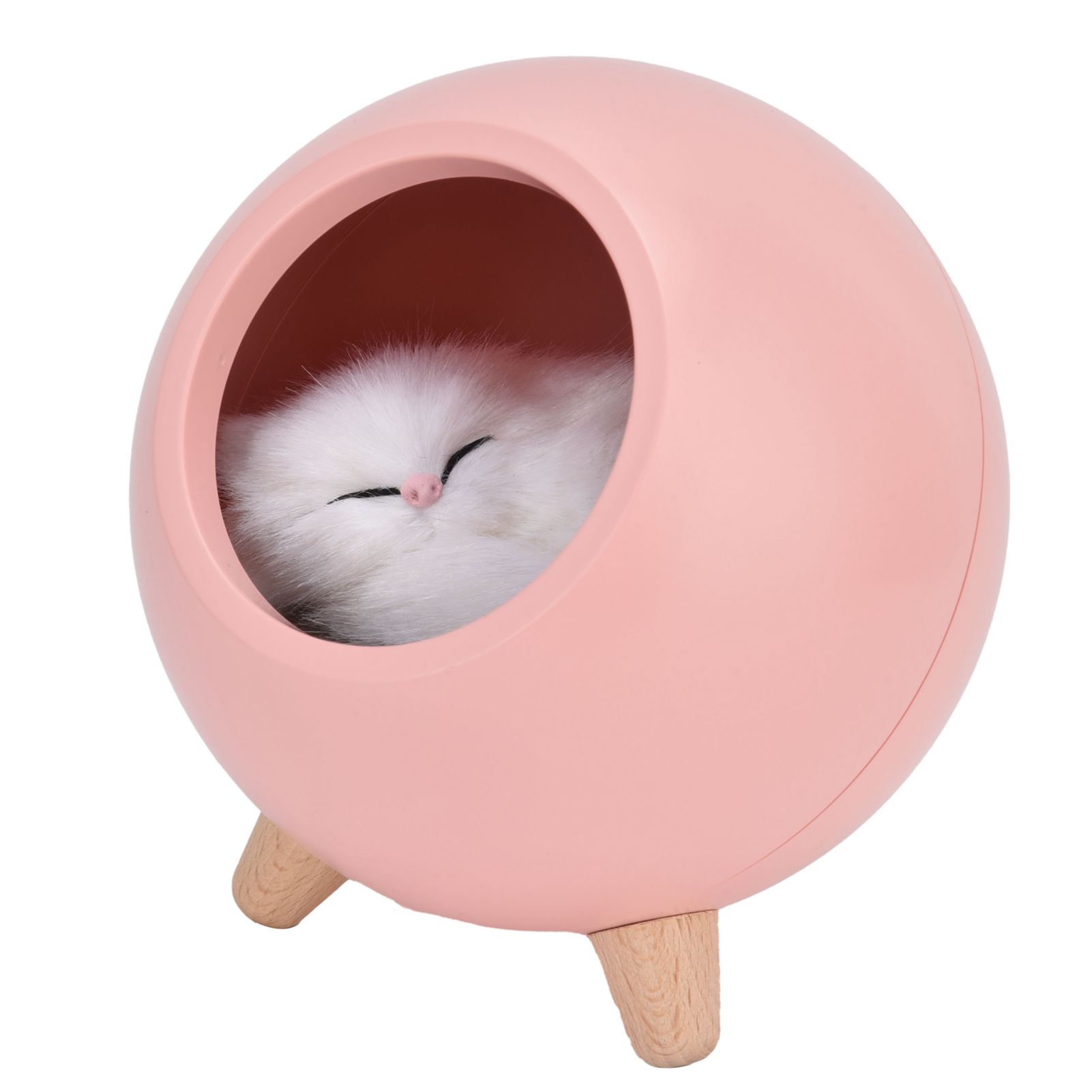 LED Night Light Pet House Shape Table Lamp USB Rechargeable Light Bedside view 5