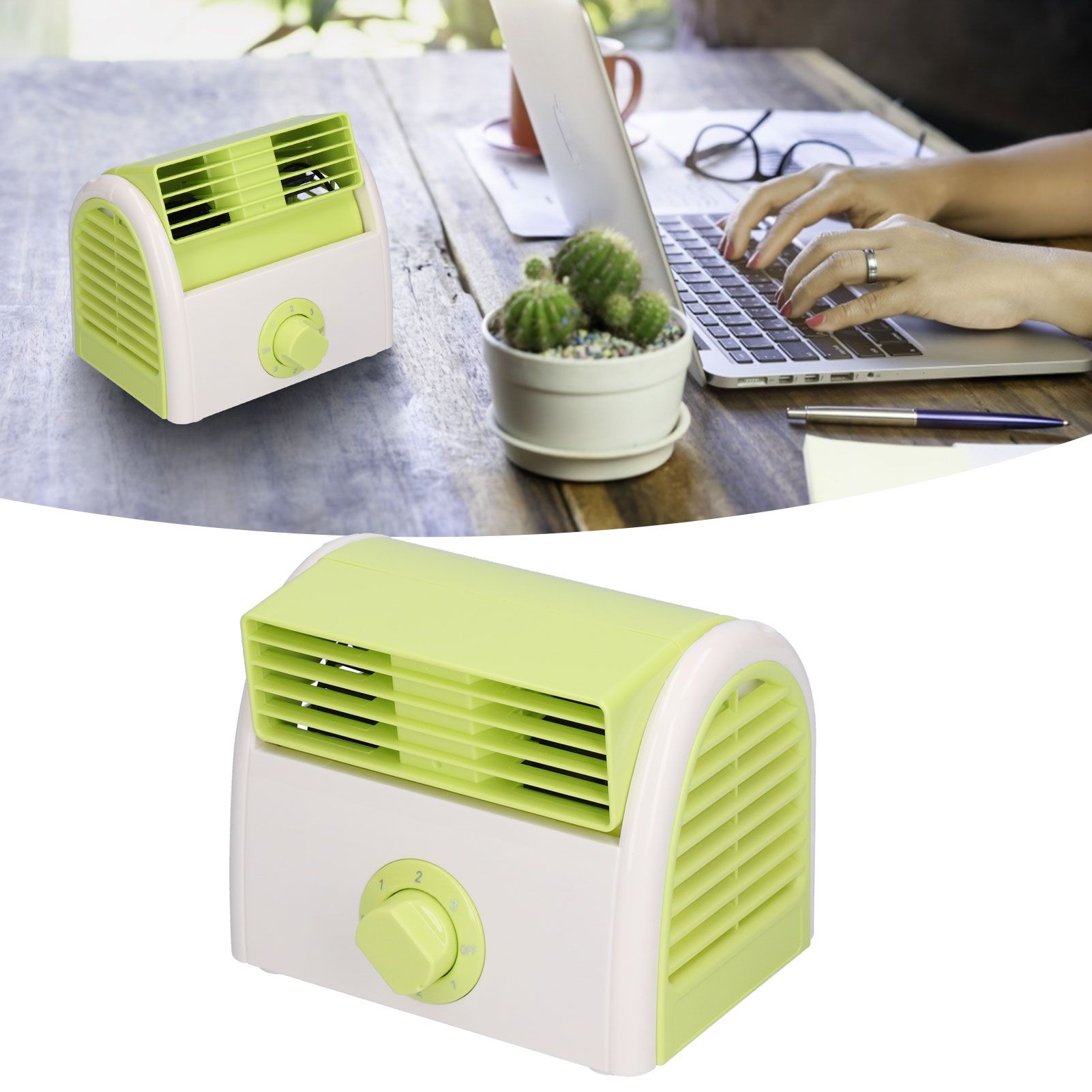Electric Fan 3 Speed Adjustable Strong Wind Portable Mini Electric Fan for view 12