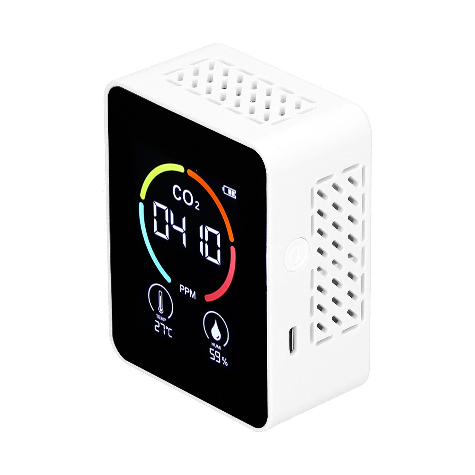 Carbon Dioxide Detector Semiconductor USB Charging LCD Temperature Humidity view 4