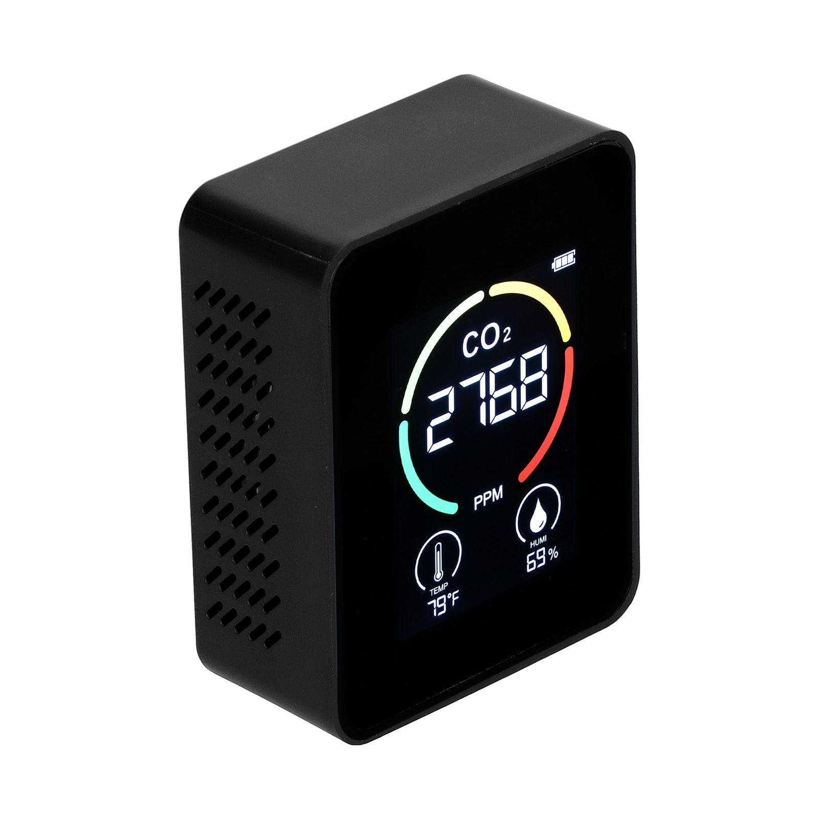 Carbon Dioxide Detector Semiconductor USB Charging LCD Temperature Humidity view 5