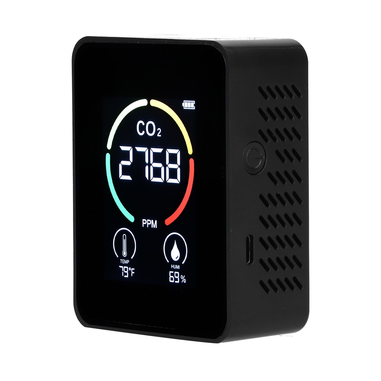 Carbon Dioxide Detector Semiconductor USB Charging LCD Temperature Humidity view 10