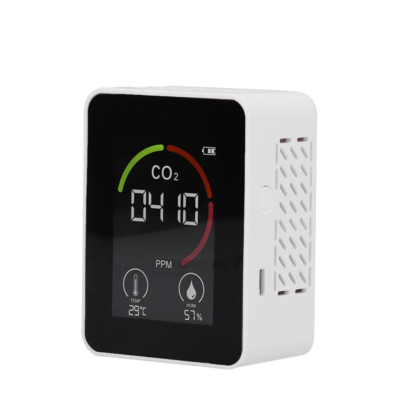 Smart Carbon Dioxide Detector USB Charging Infrared Temperature Humidity Air view 4