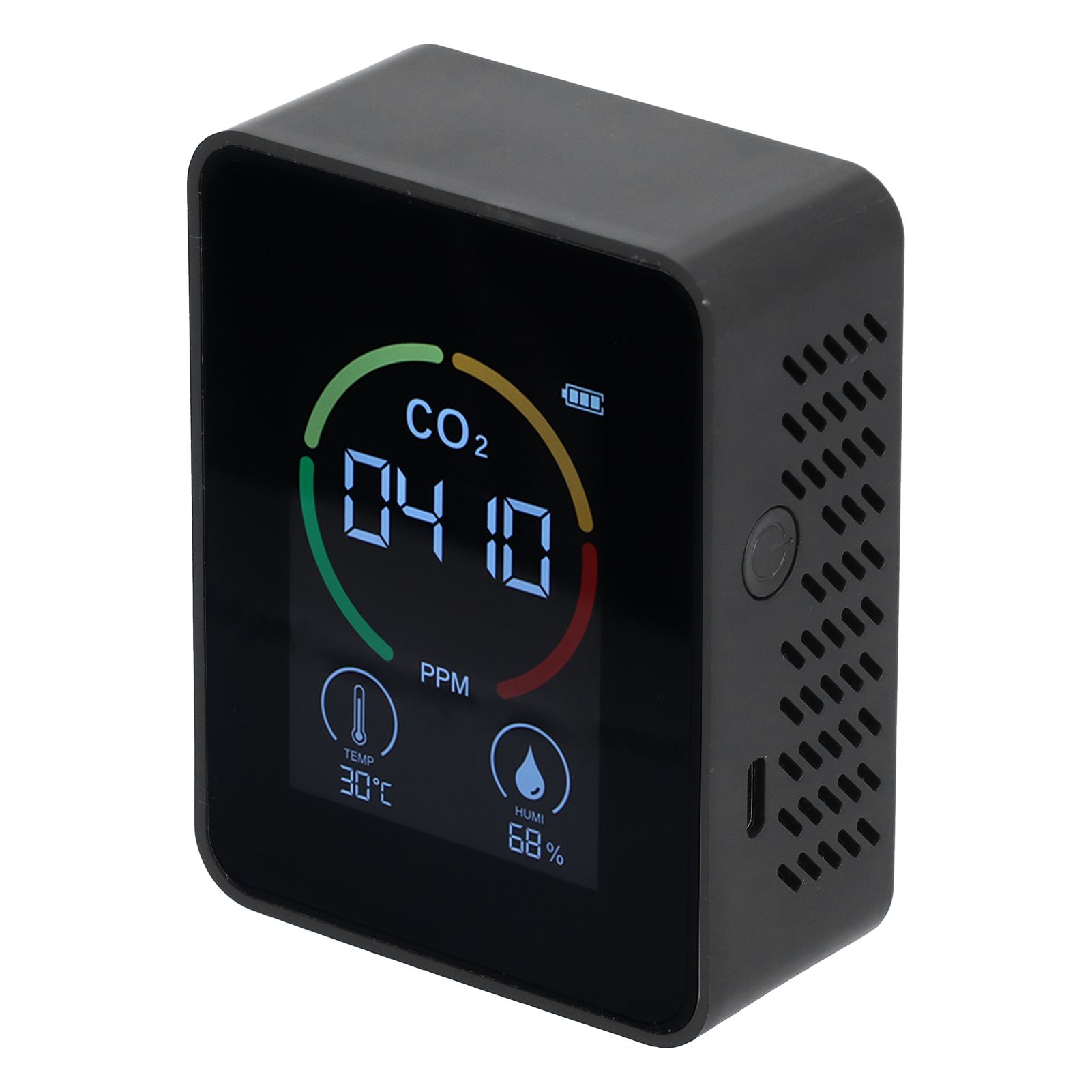 Smart Carbon Dioxide Detector USB Charging Infrared Temperature Humidity Air view 8