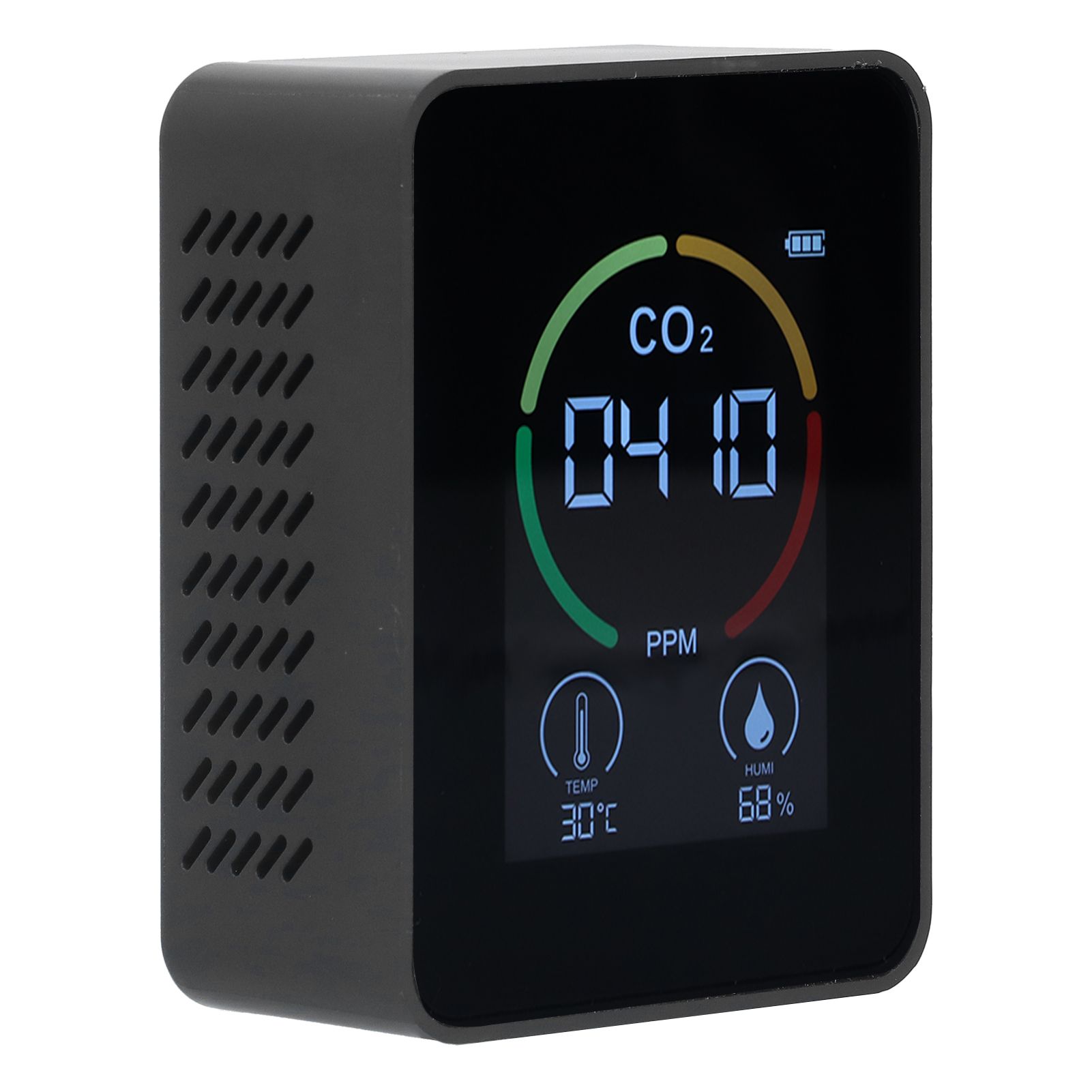 Smart Carbon Dioxide Detector USB Charging Infrared Temperature Humidity Air view 10