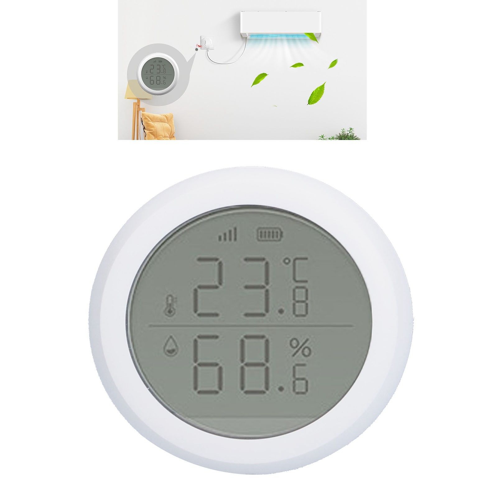 Temperature Humidity Sensor APP Remote Control Smart Probe LCD Display view 12