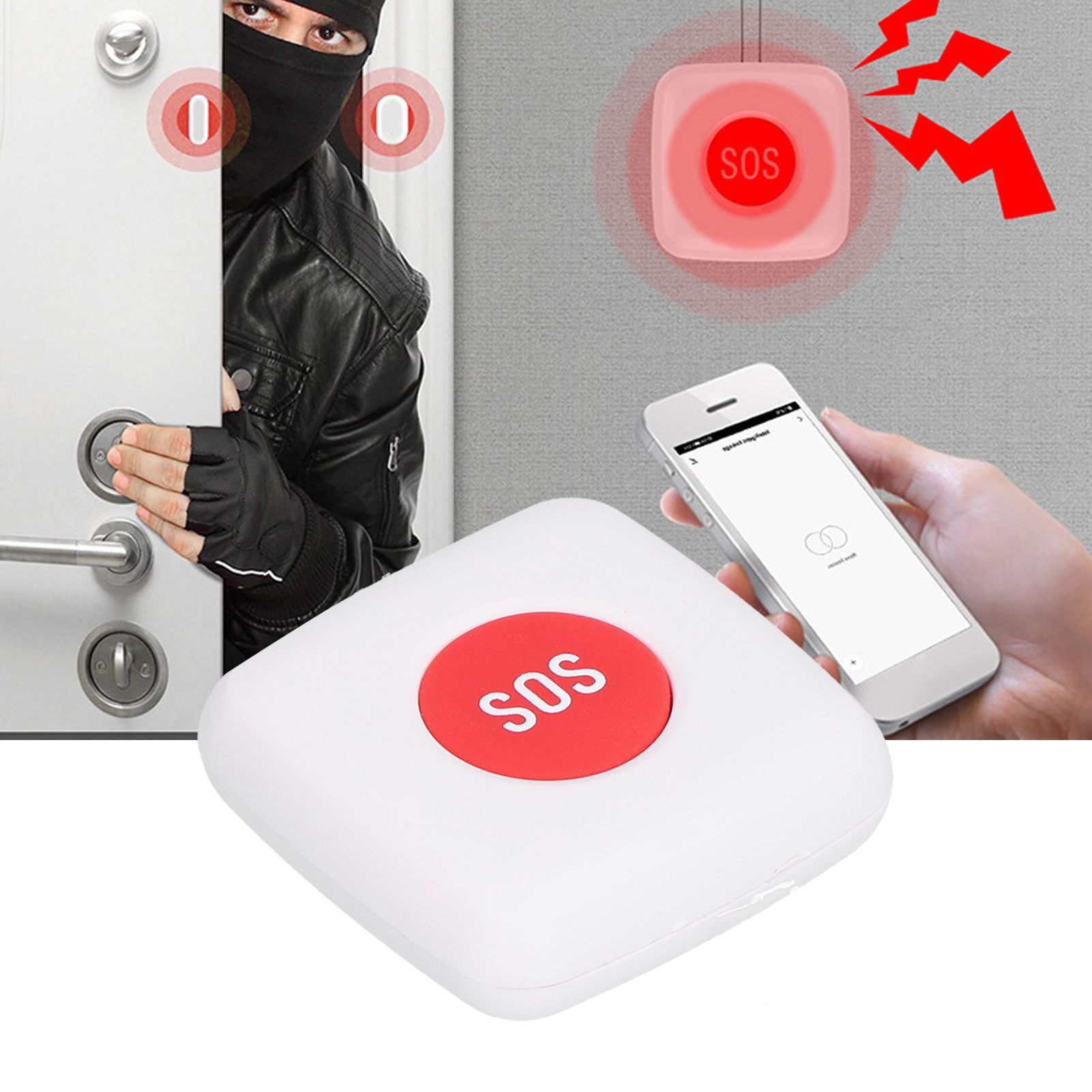 Intelligent SOS Button Sensor Elderly Alarm Emergency Help Alarm Switch for view 11