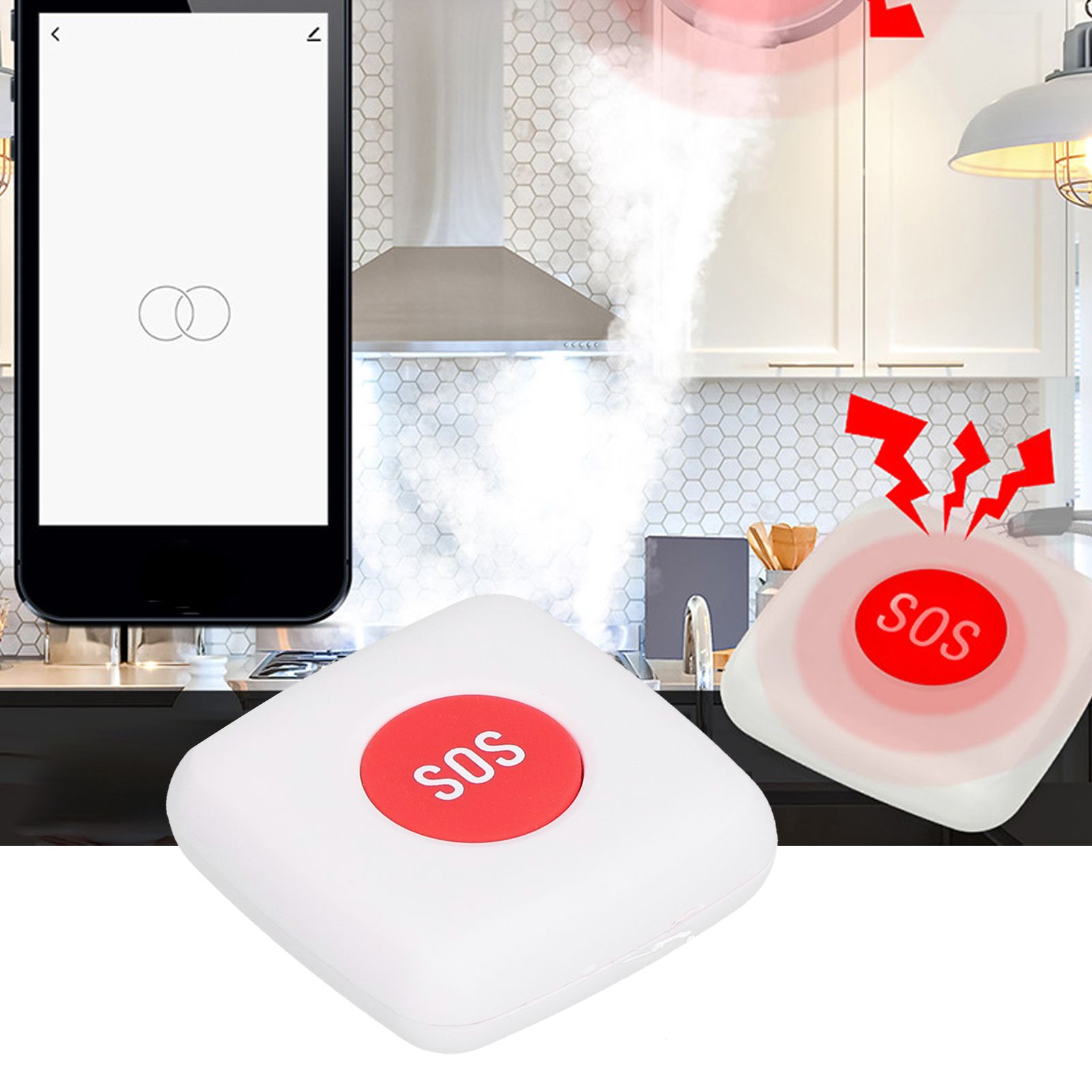 Intelligent SOS Button Sensor Elderly Alarm Emergency Help Alarm Switch for view 12
