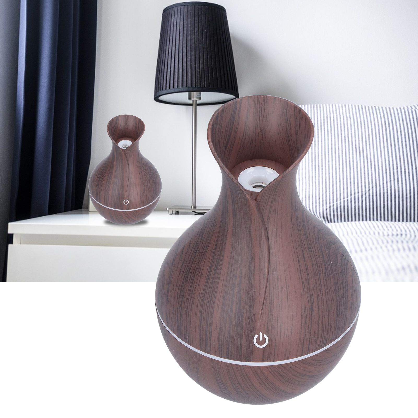 LED Ultrasonic Air Diffuser Aromatherapy Essential Oil Diffuser Noise view 12