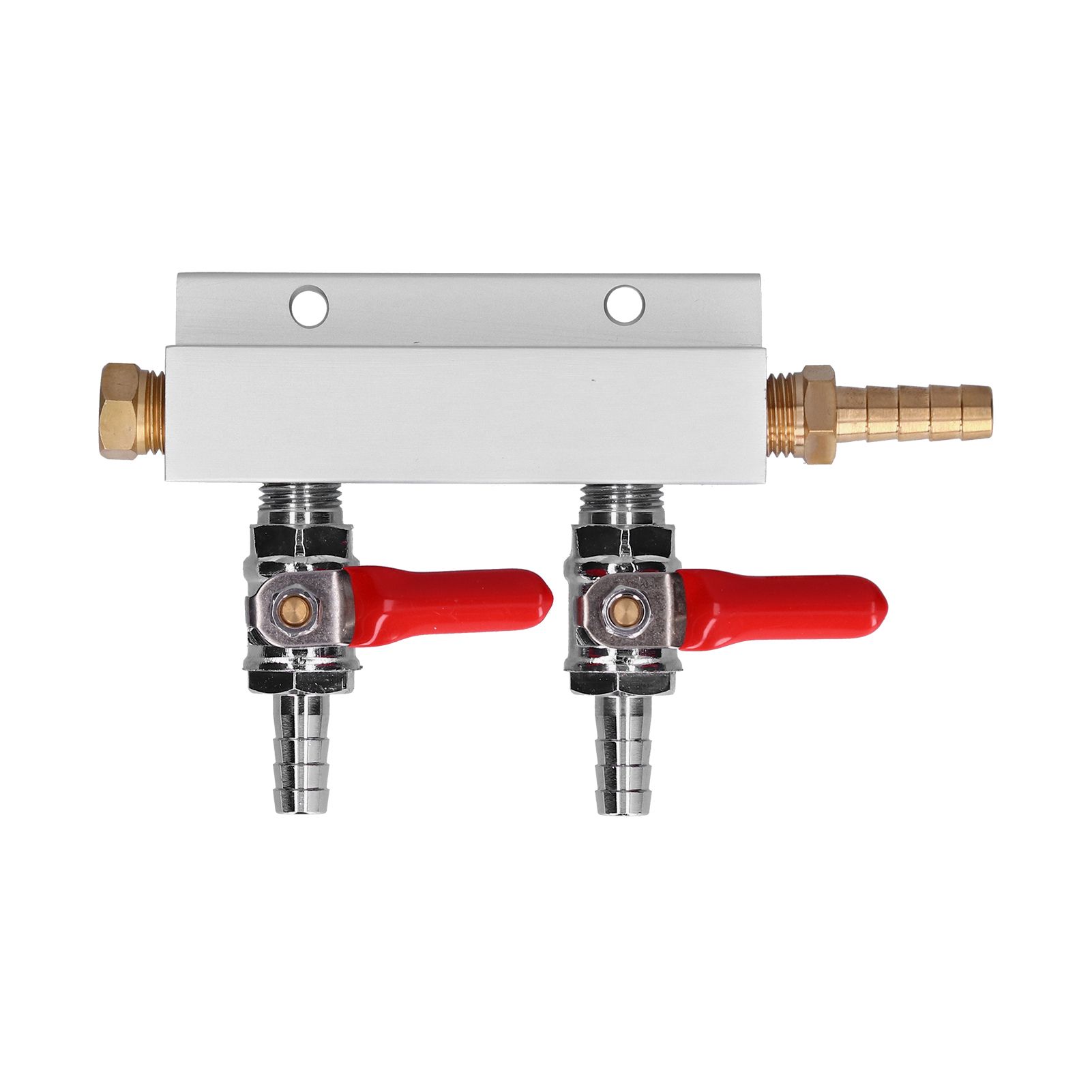 2 Way Gas Distribution CO2 Distributor Manifold With 5/16 Inch Beer Integrated view 8